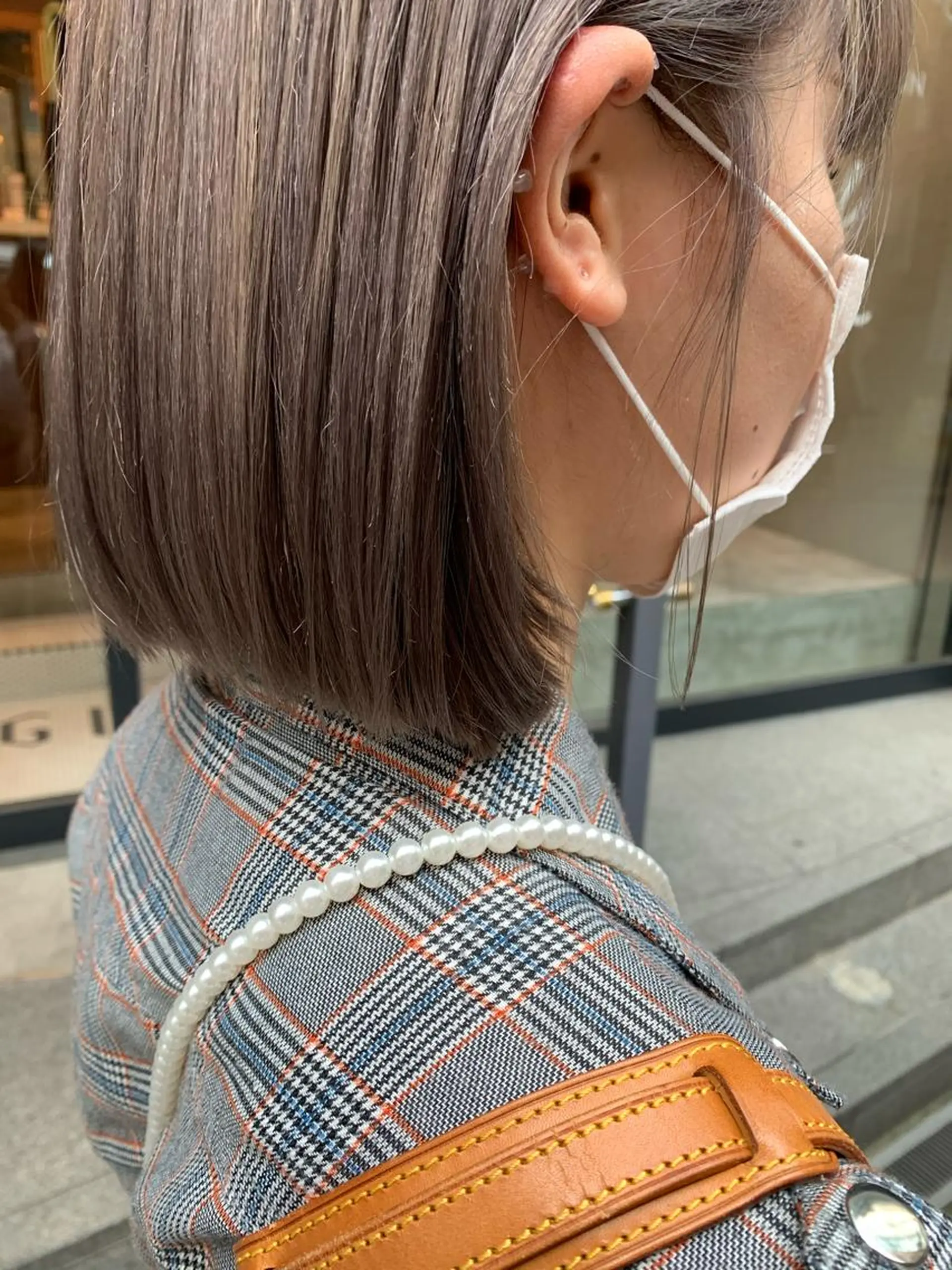 ミディアム 水田 希のヘアスタイル