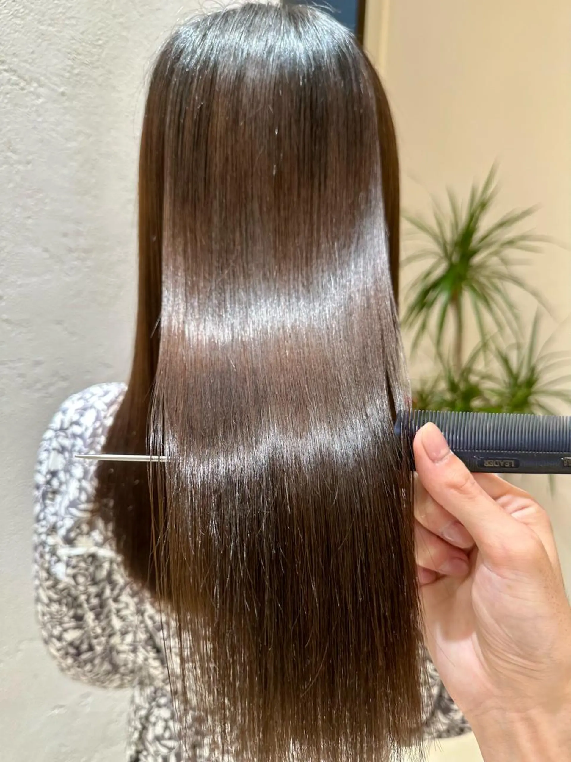 ロング Geniee horie所属・ともや 髪質改善縮毛矯正のヘアスタイル