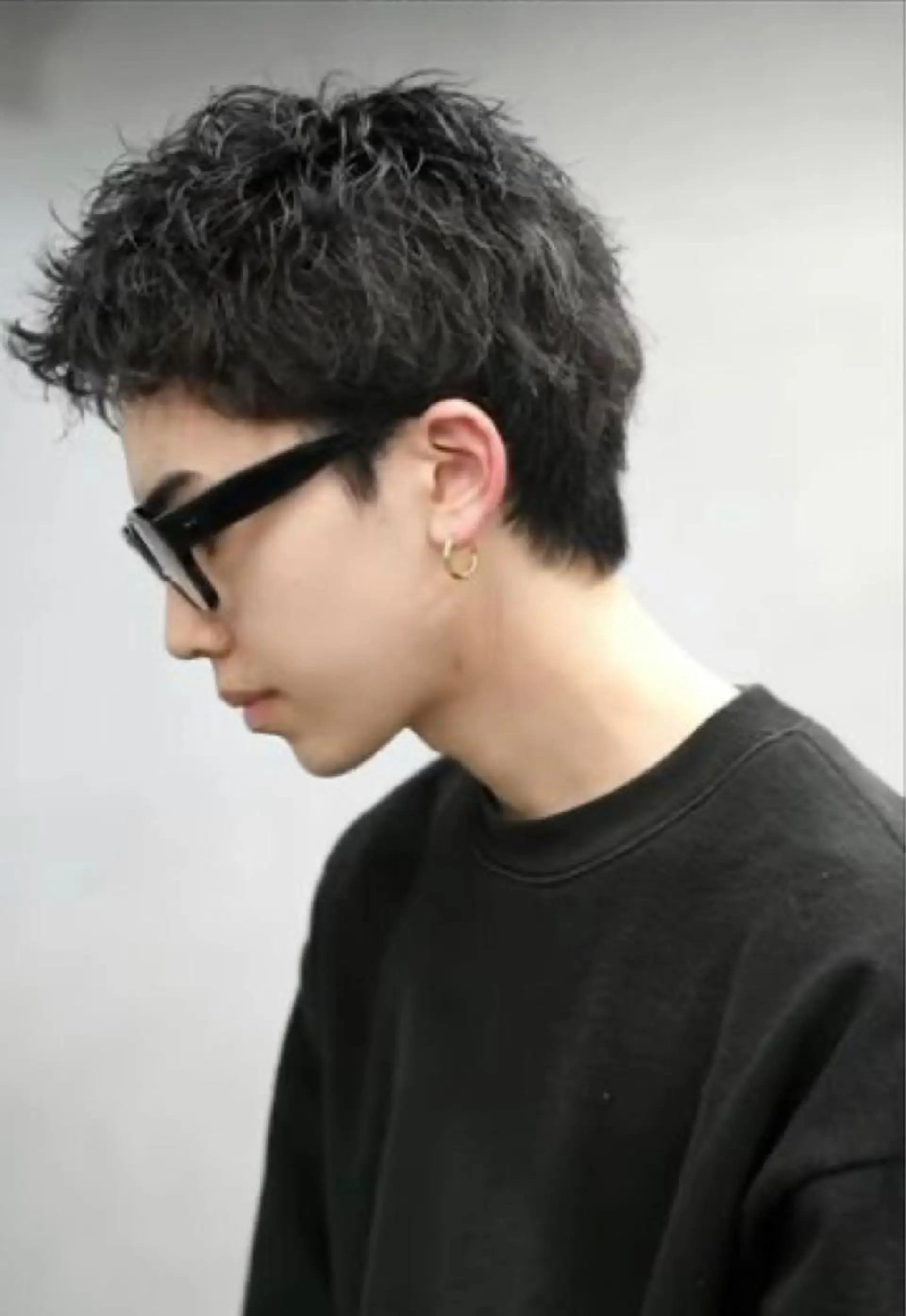 メンズ RIN/韓国ヘア レイヤーカットのヘアスタイル