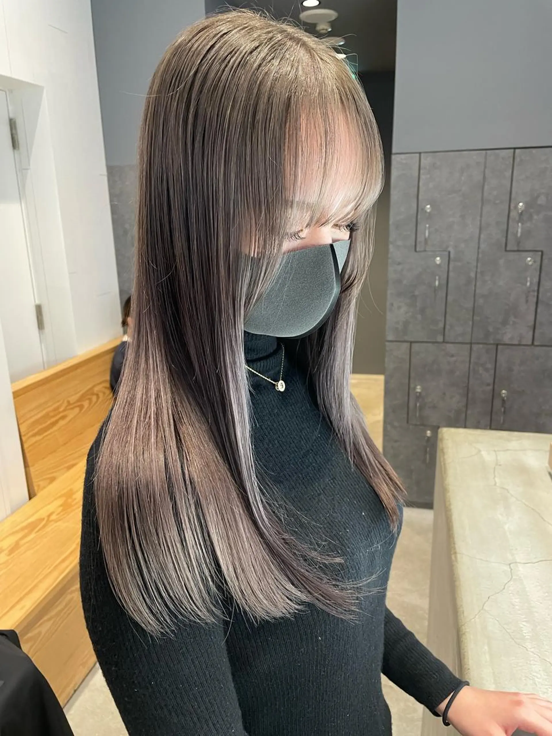 セミロング カラー セミロングパーマ 松下 友希 【fifth】のヘアスタイル