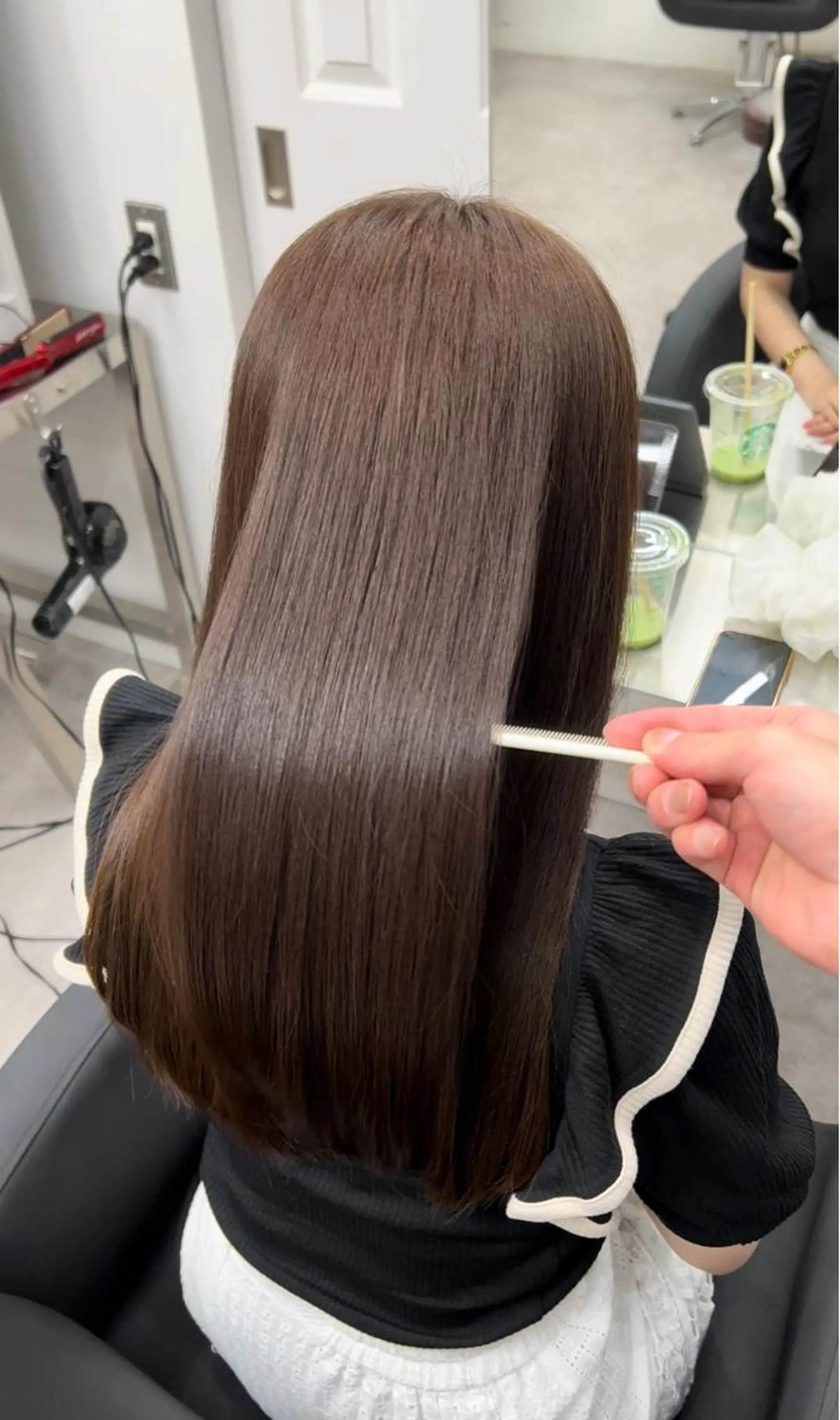 ロング カット トリートメント 🫧髪質改善 講師🫧🍎幹細胞のヘアスタイル