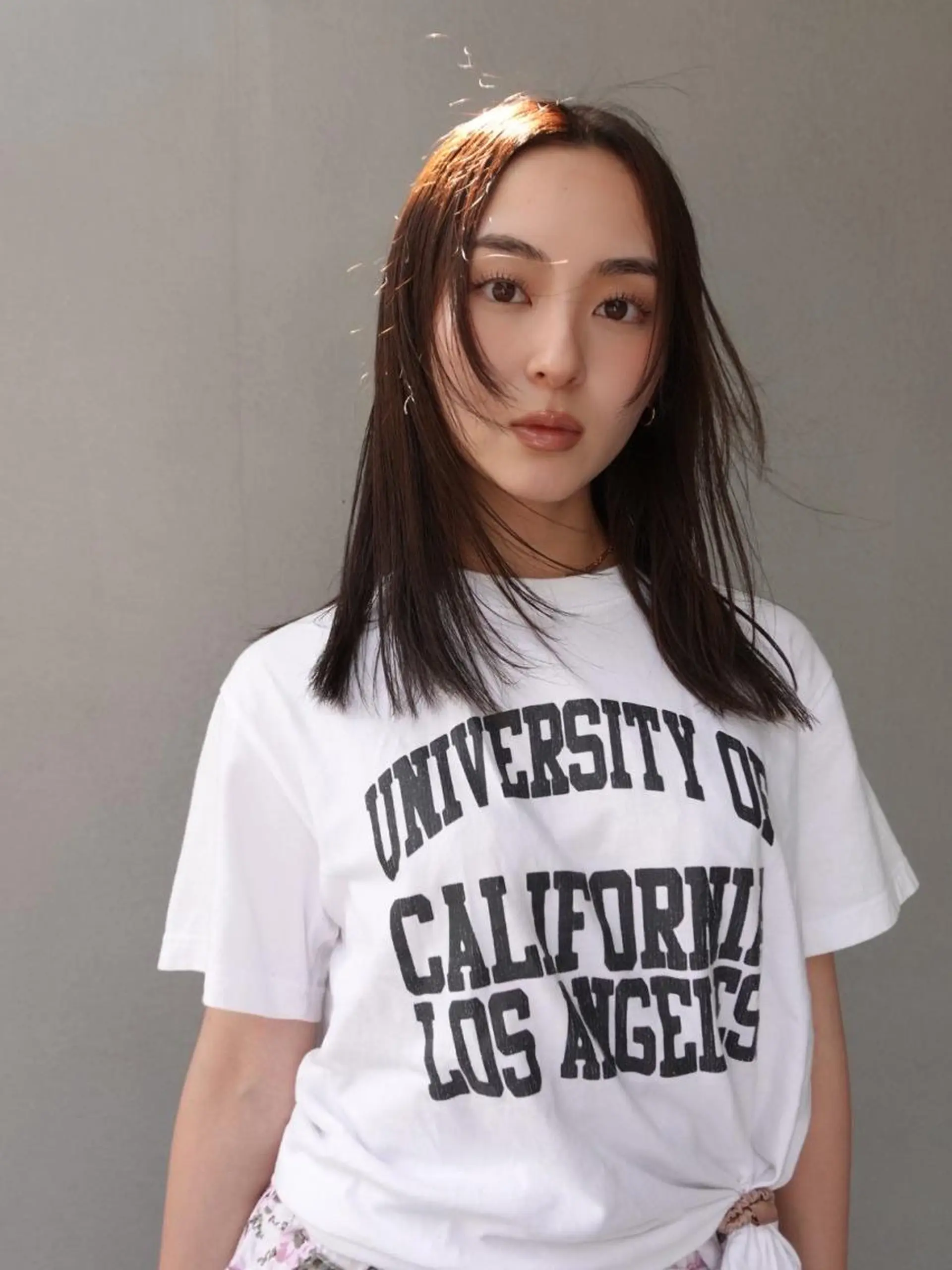 ミディアム パーマ カラー ショートボブ ミディアムパーマ ツイストスパイラルパーマ アディクシーカラー ベージュカラー ヘアカラー トリートメント CEINE PATHのヘアスタイル