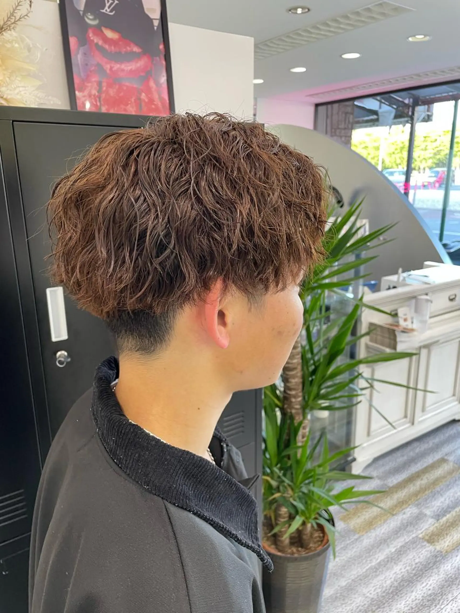 ショート パーマ メンズ カット パーマ 【メンズ特化】岩瀬 武【メンズパーマ】のヘアスタイル