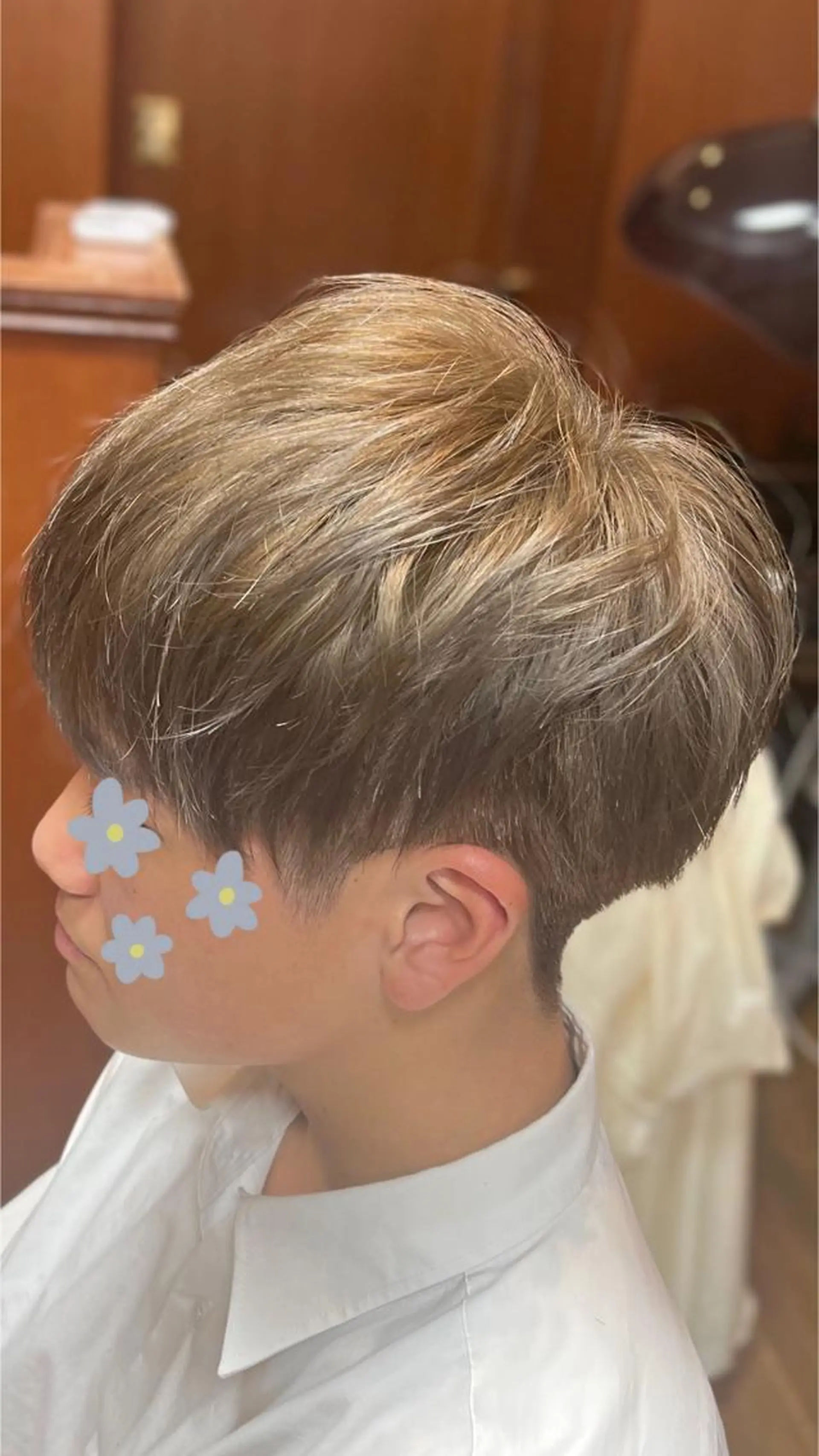 ショート メンズ アッシュ hair＆make SENSE所属・伴 香織のヘアスタイル