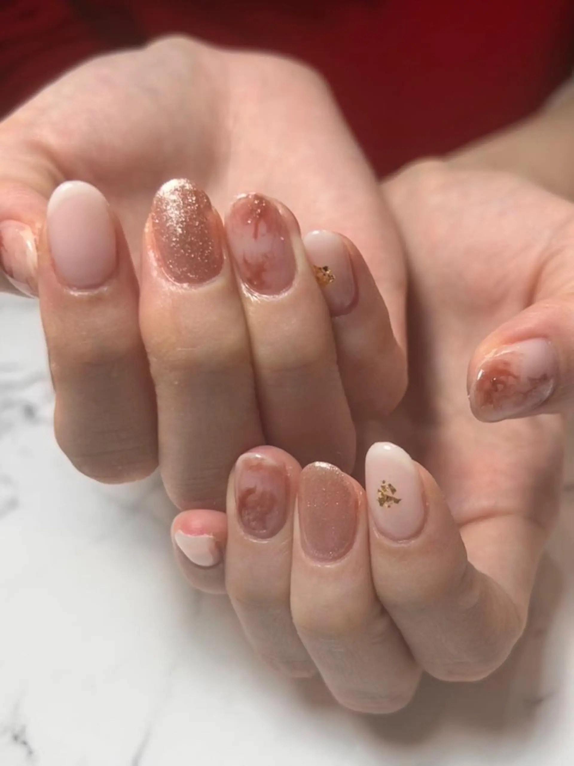 ネイル アートネイル ロングネイル シンプルネイル Nailist Honamiのネイルデザイン