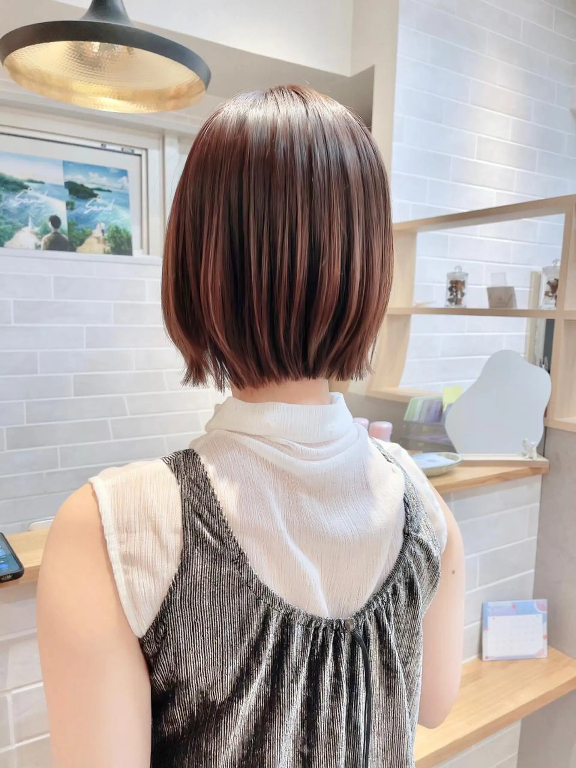 ショート ボブ くびれヘア 巣山 竜一のヘアスタイル