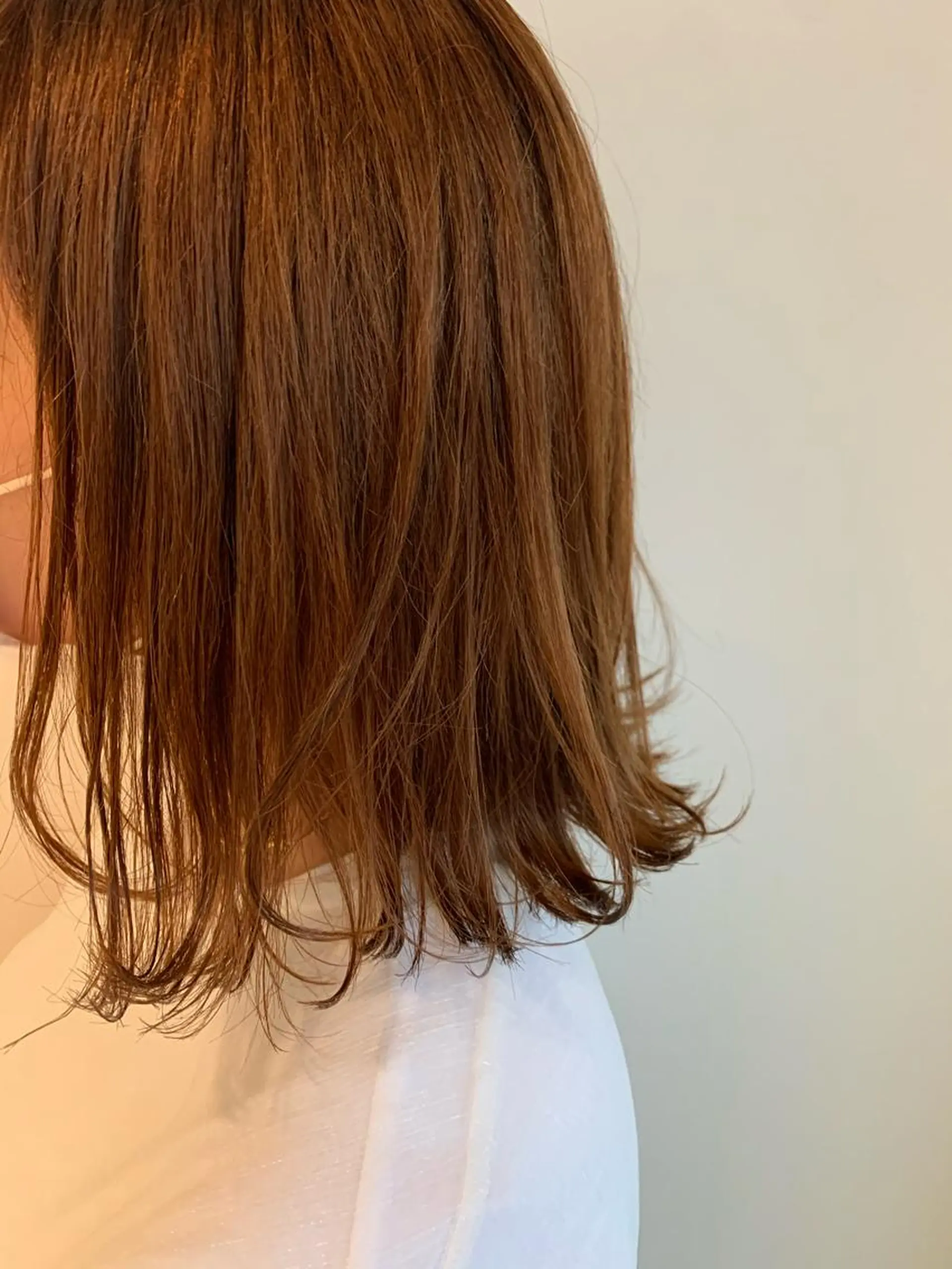 ミディアム カラー カット ヘアカラー トリートメント ANY／SUE 千葉パーマのヘアスタイル