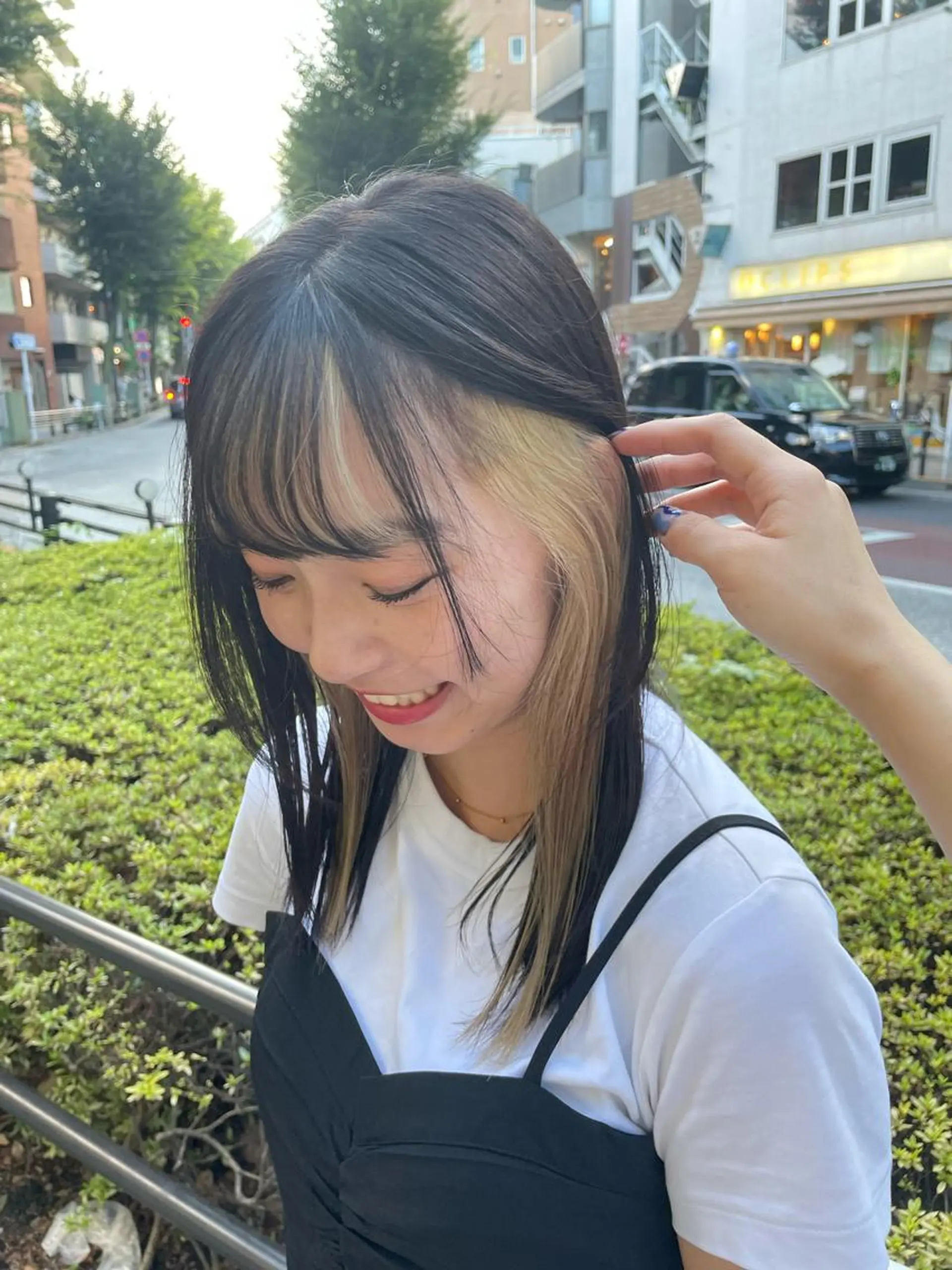 ミディアム 韓国ハイトーン🦋 hikariのヘアスタイル