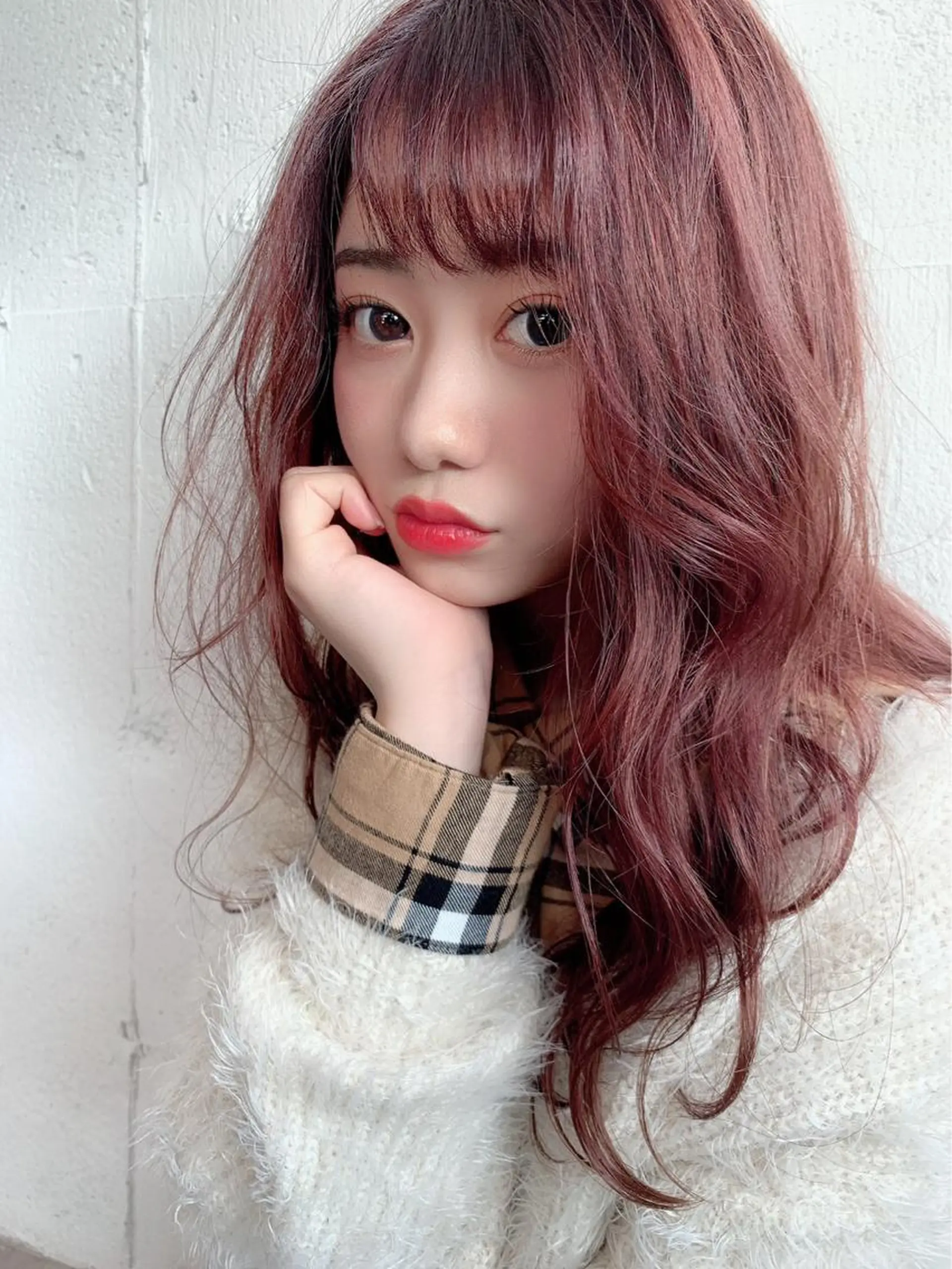 ミディアム カラー パーマ ヘアアレンジ メンズ キッズ ピンクカラー ChuDuck所属・🐮ChuDuck 代表　SHOTA🐮のヘアスタイル