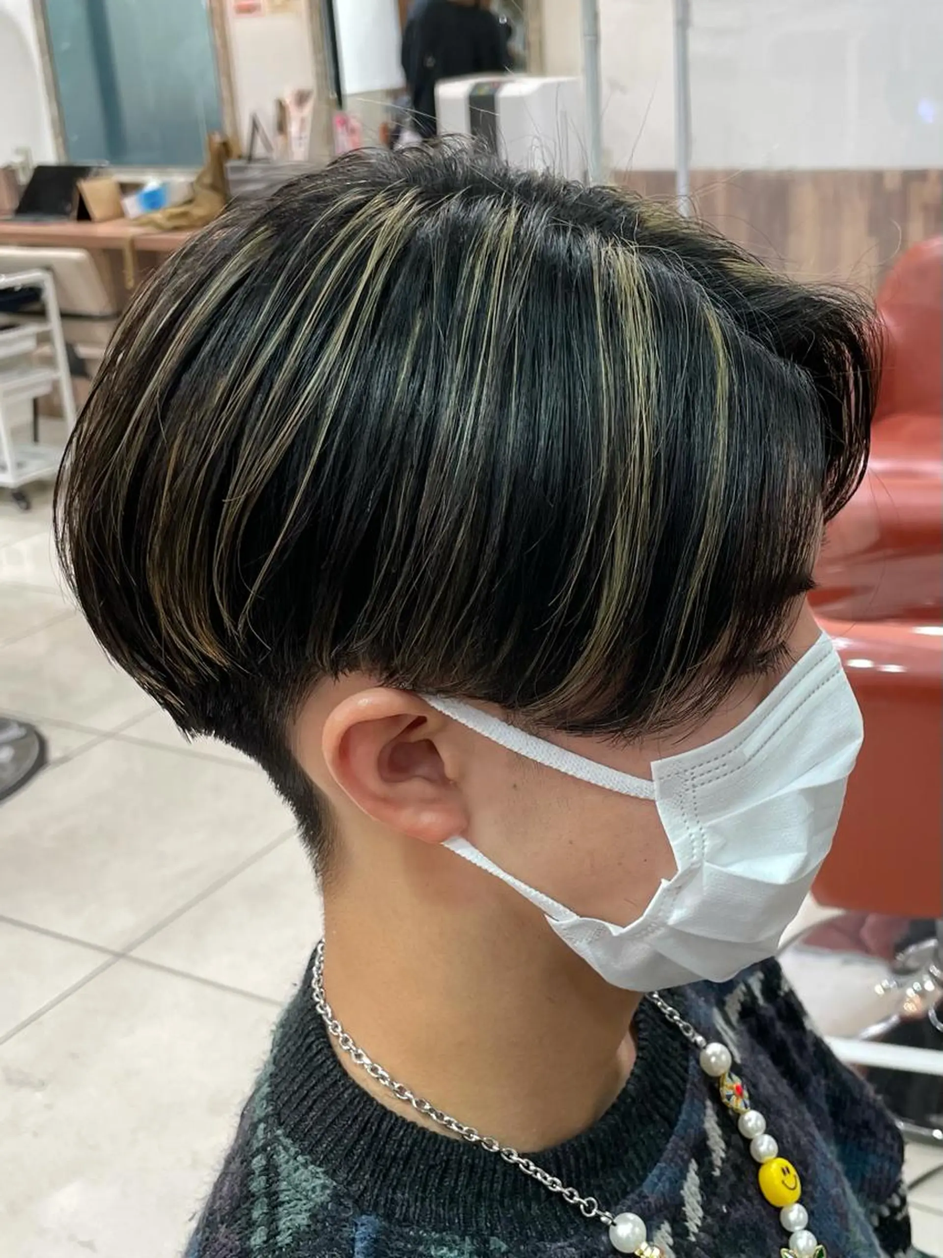 ショート カラー メンズ 井上 武輝のヘアスタイル