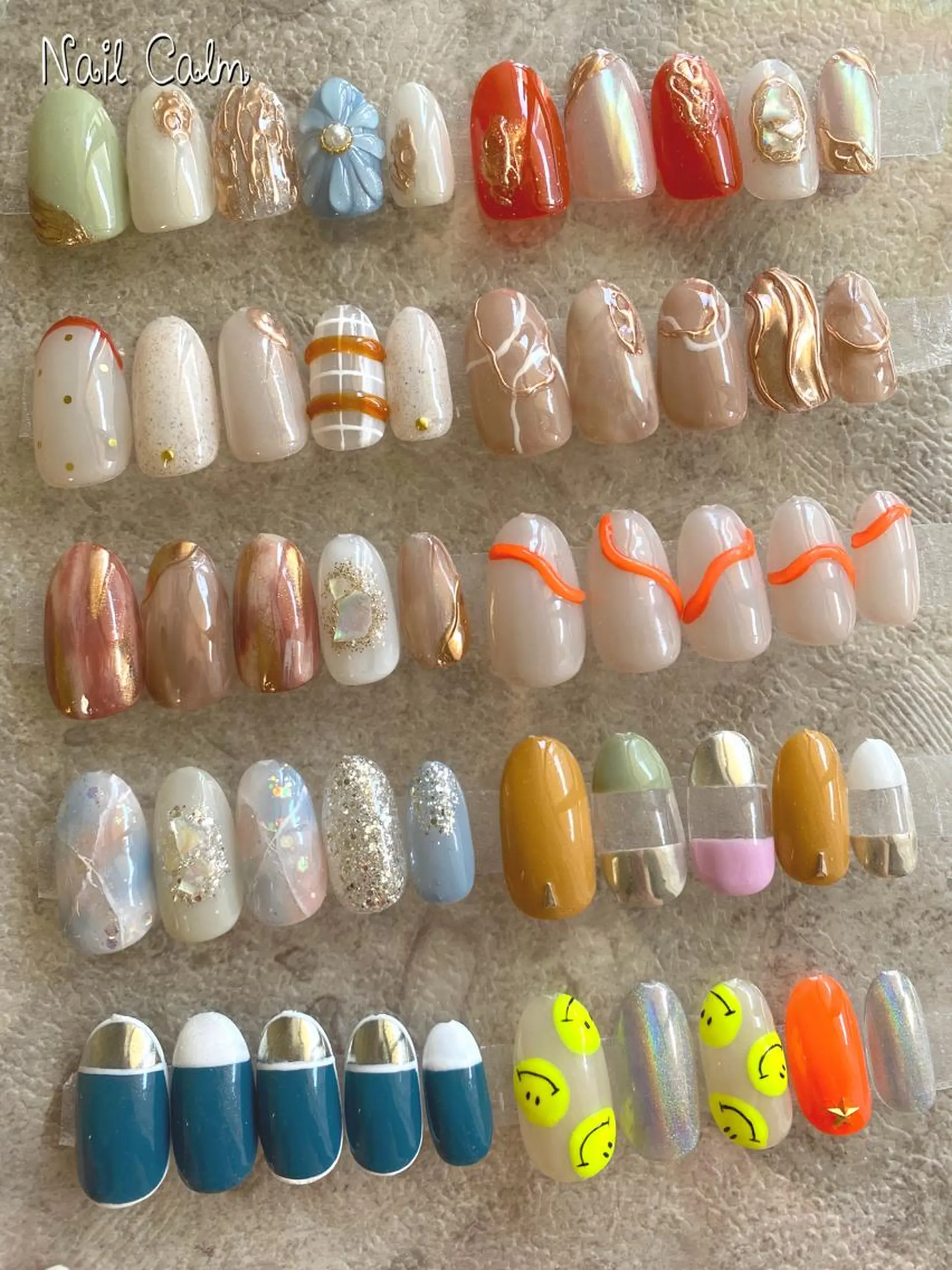 ネイル アートネイル ハンドネイル Nail Calm所属・プライベートサロン Calmのネイルデザイン