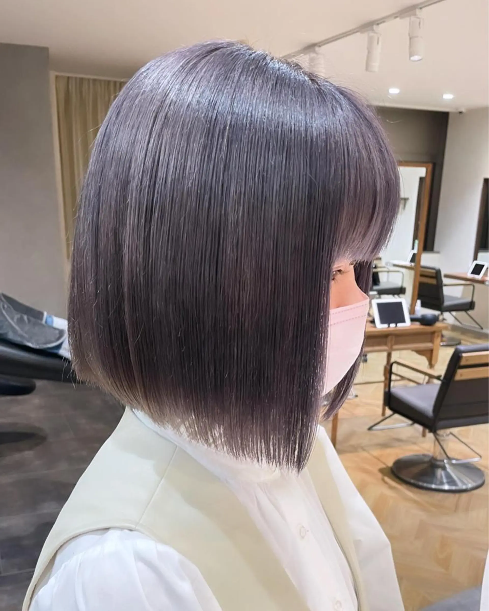 ショート カラー ヘアカラー トリートメント ハイトーンヘア れおん🌙のヘアスタイル