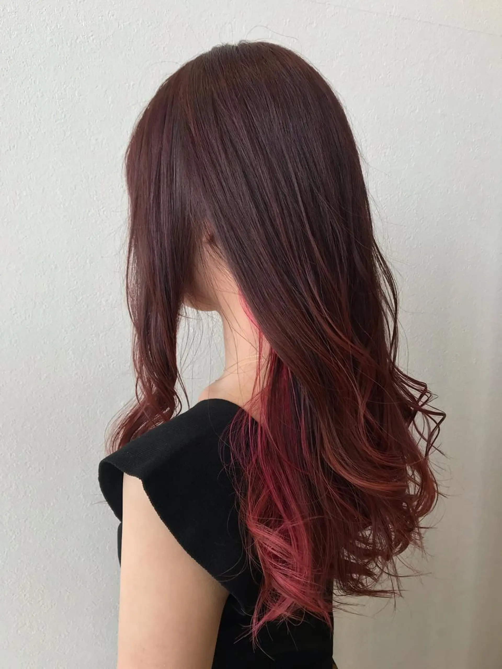 ロング ヘアカラー 松崎 崇のヘアスタイル