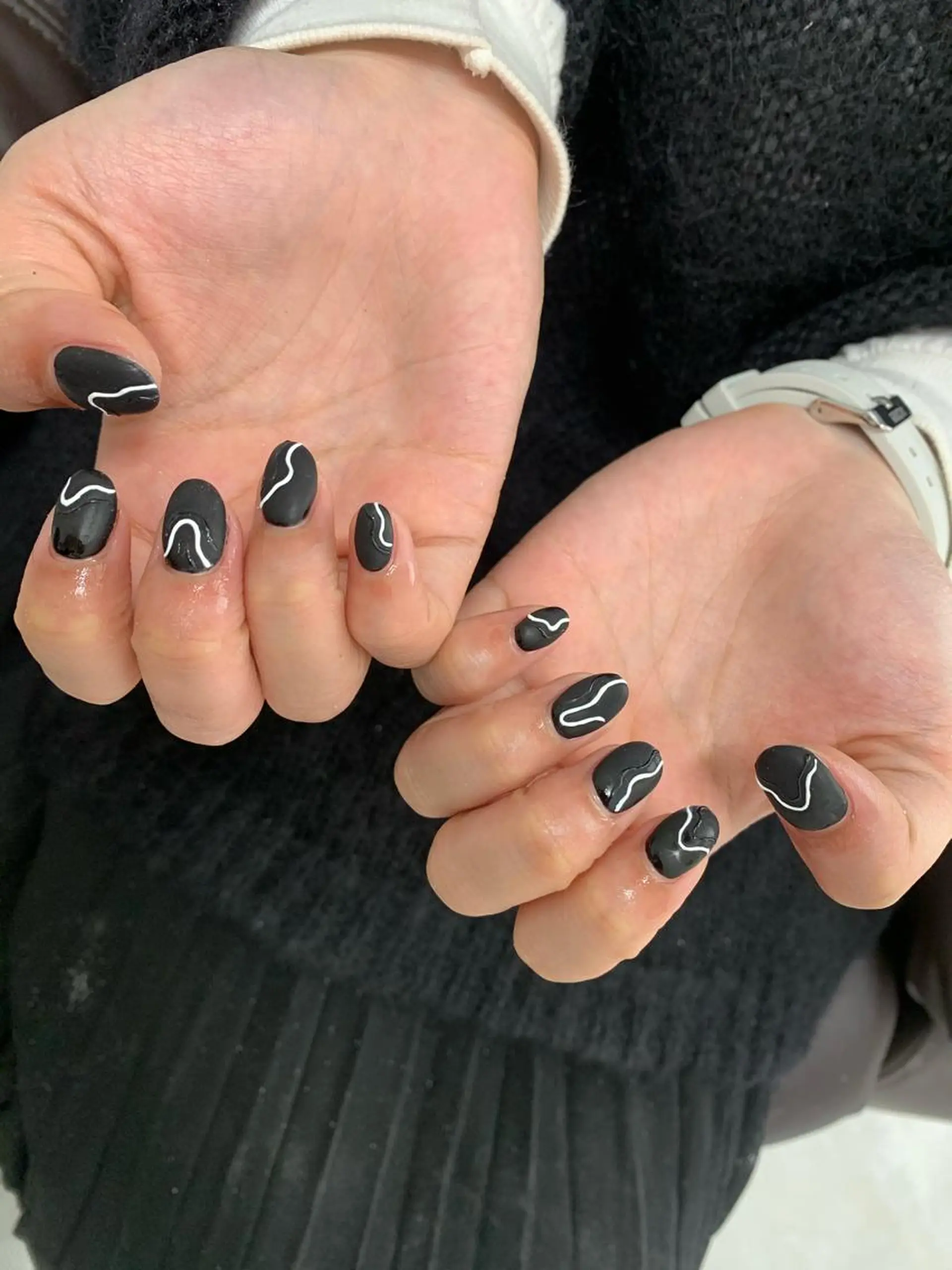 ネイル アートネイル マットネイル pu muのネイルデザイン