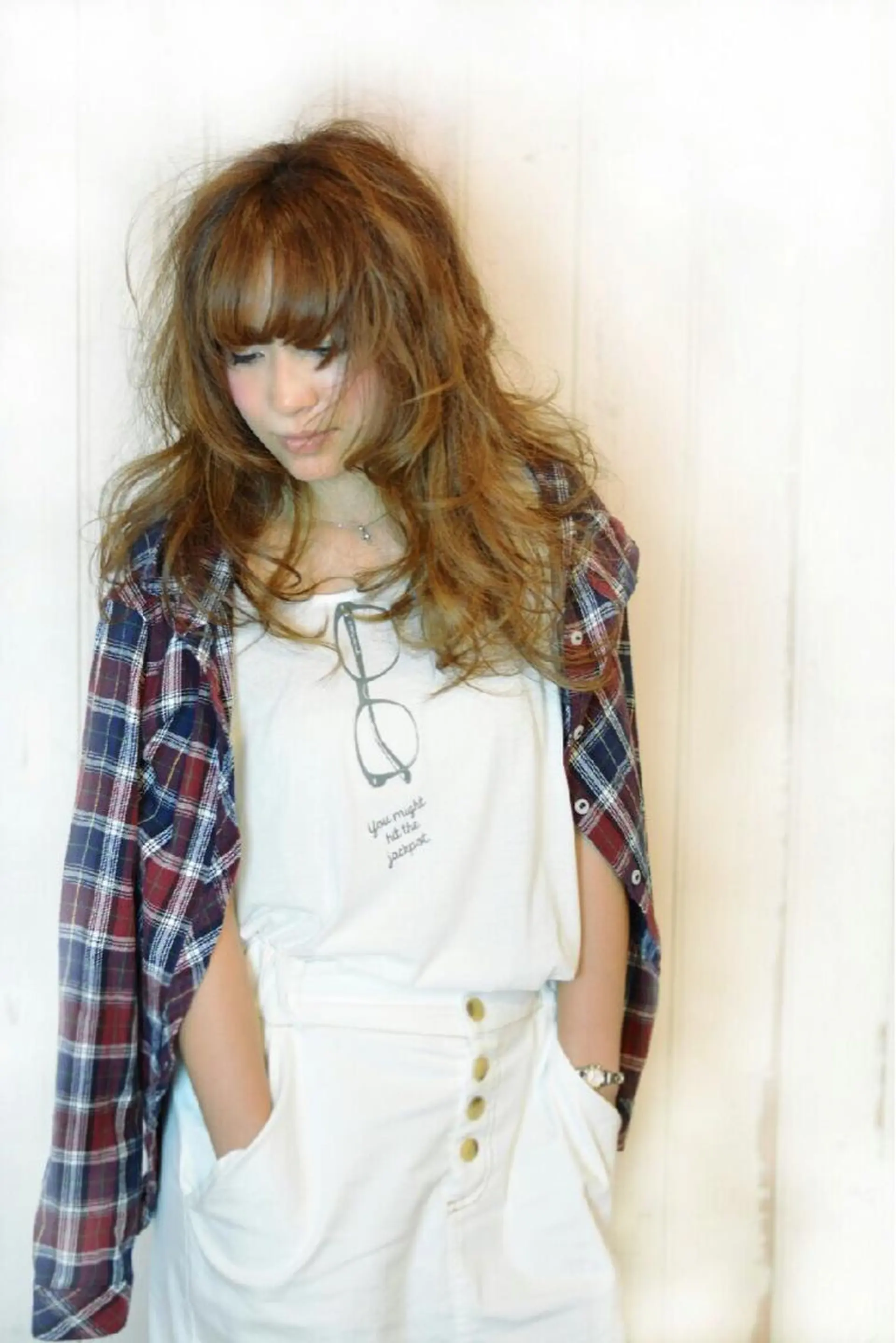 ロング カラー パーマ 美容室garden所属・岩下 葉平(店長)のヘアスタイル