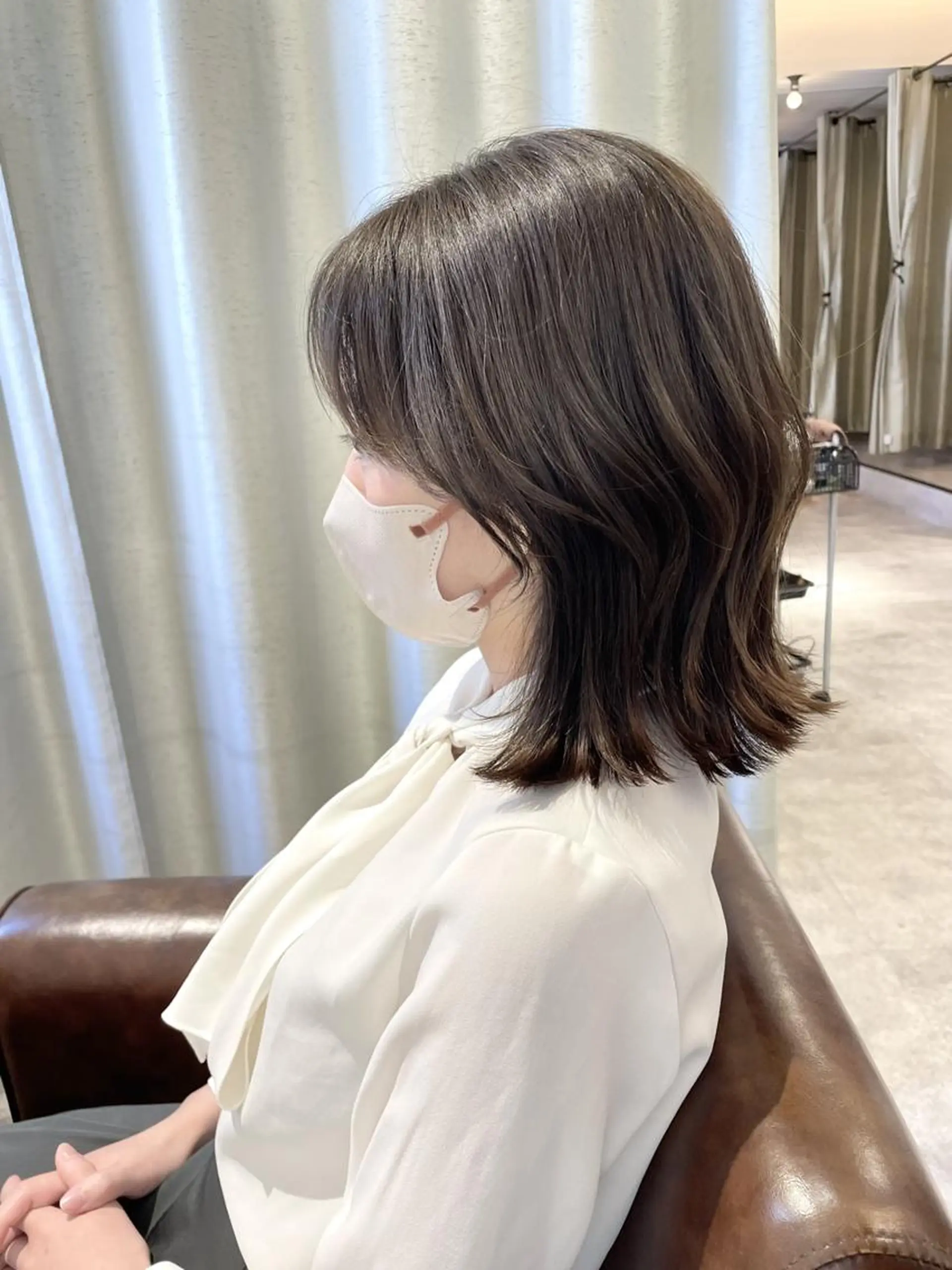 ミディアム ヘアカラー ANs. SEINAのヘアスタイル