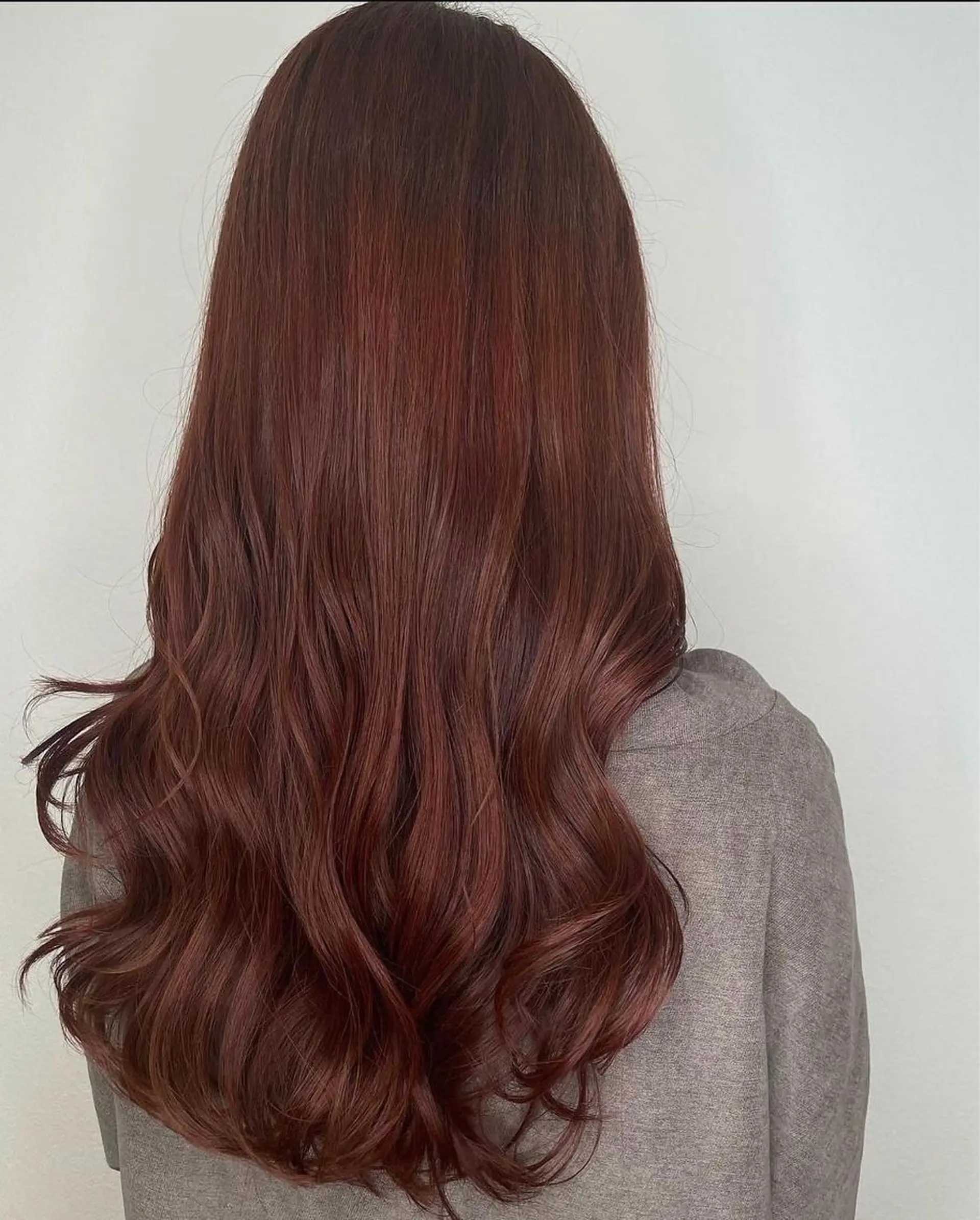 ロング カラー アッシュ ブラウンカラー カシス 透明感カラー グラデーションカラー カット ヘアカラー トリートメント 河合秀明/ショート /ボブ/レイヤーのヘアスタイル