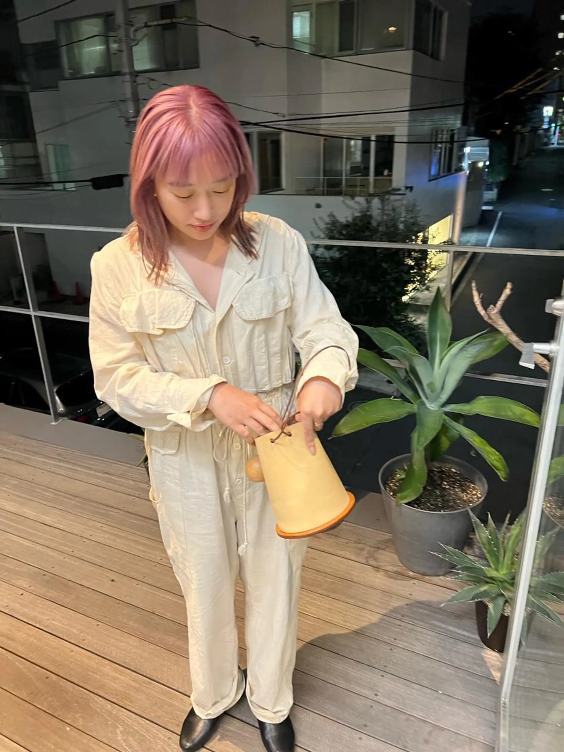 ミディアム カラー ピンクカラー カット ヘアカラー トリートメント sakoda shunkiのヘアスタイル