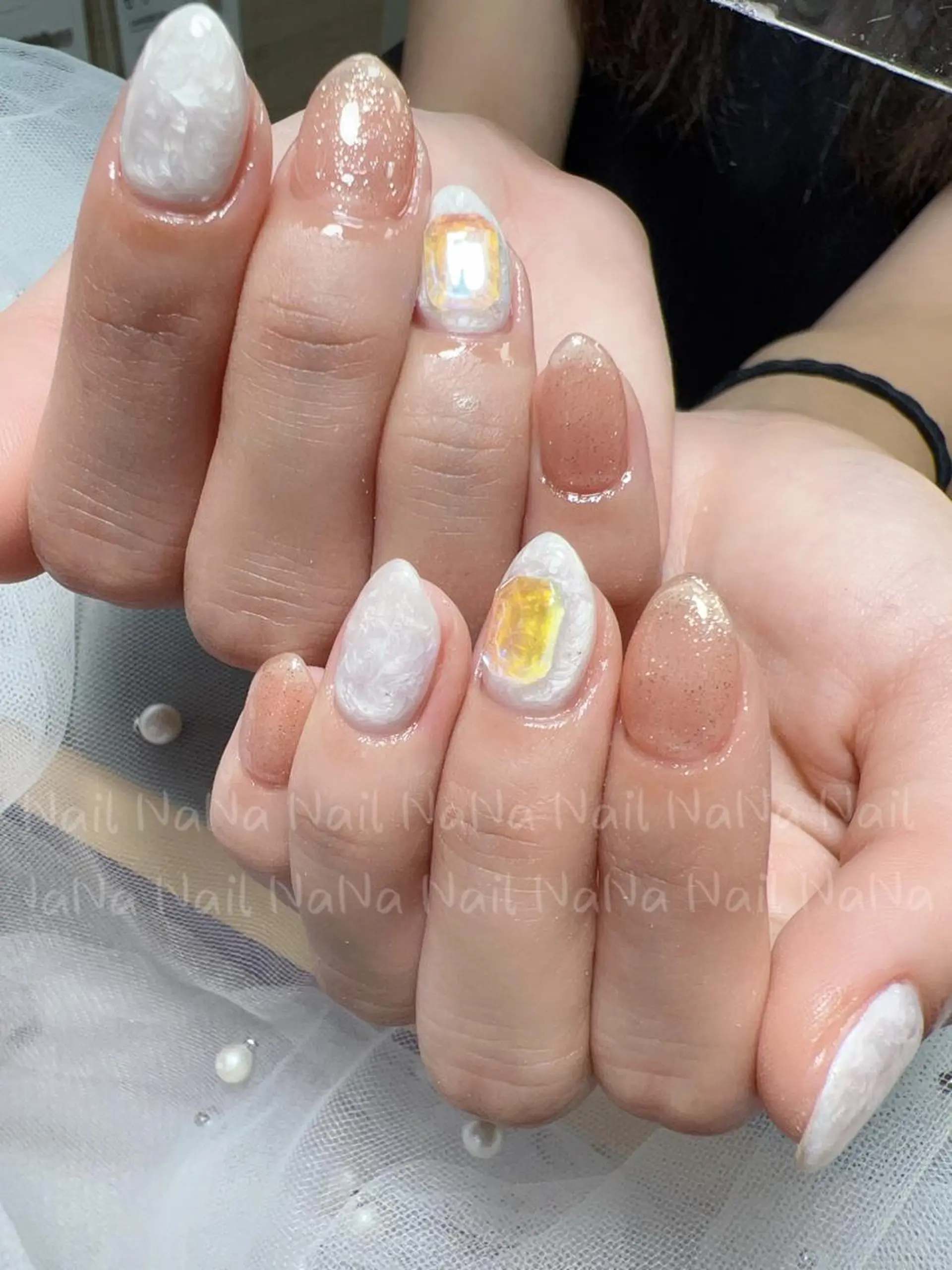ミディアム カラー ネイル Nail NaNaのネイルデザイン