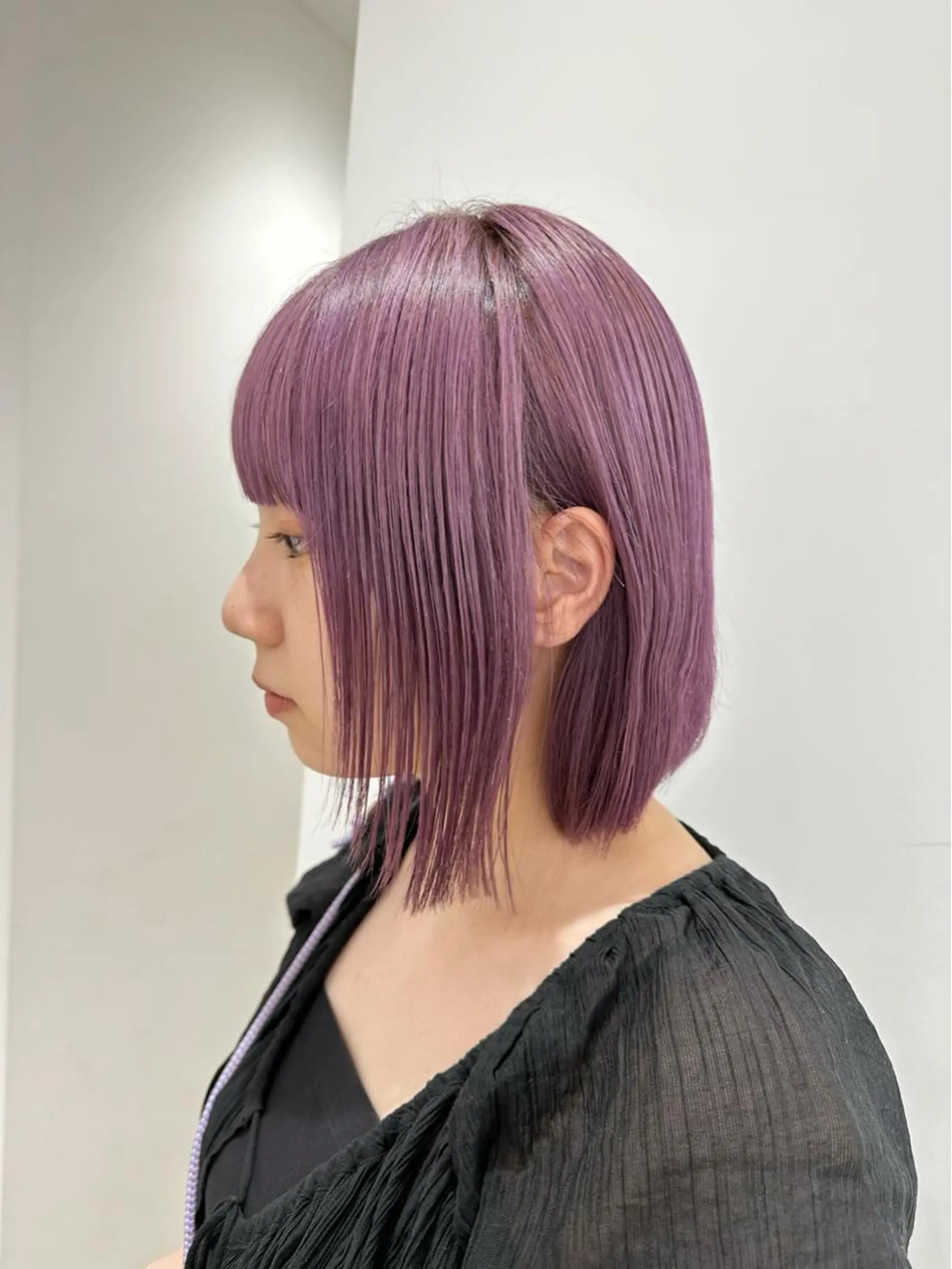 ショート パープルカラー 💖🌷越後 遥🌷💖のヘアスタイル