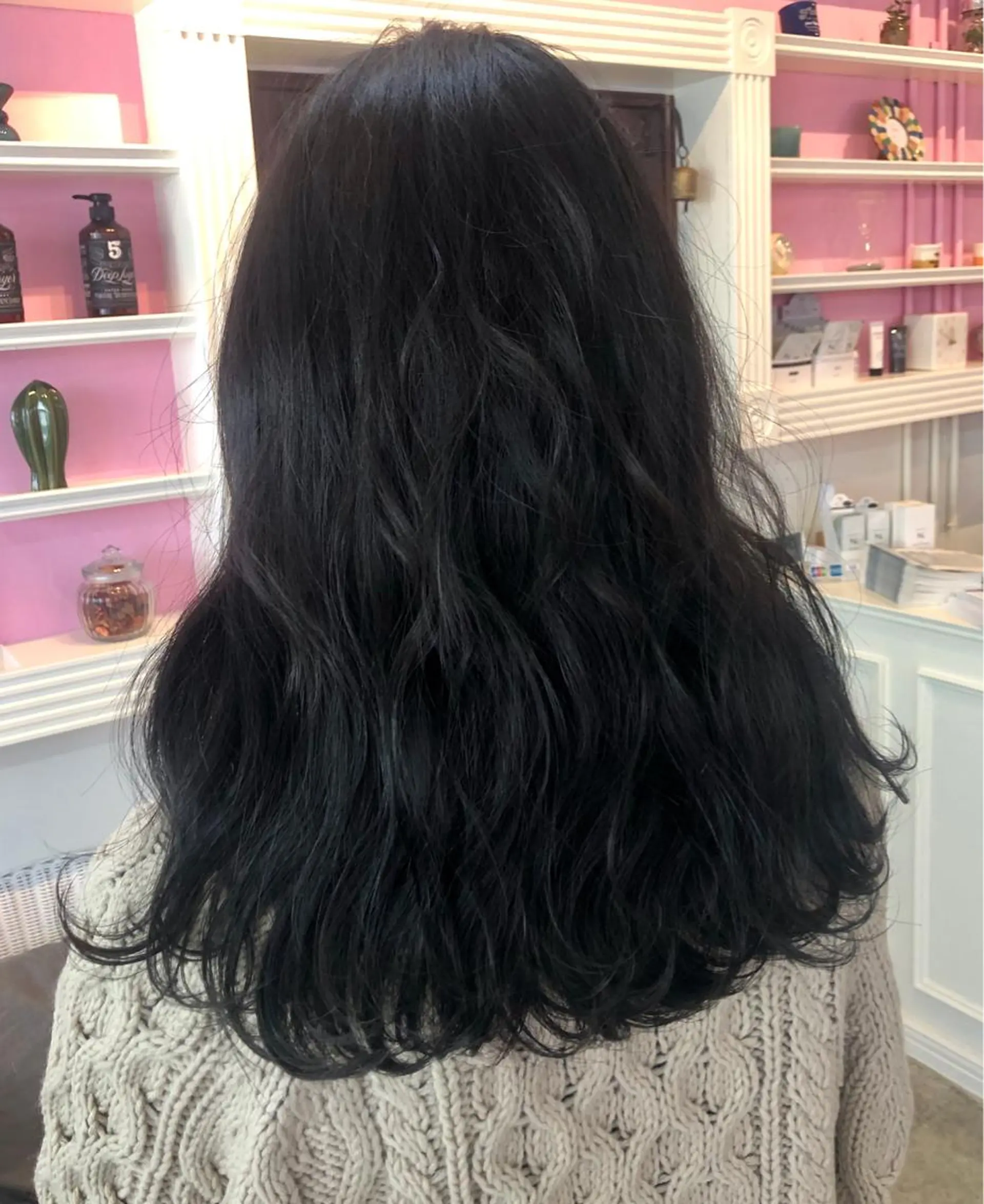 ロング カラー ヘアカラー トリートメント 💜 MINORI💜のヘアスタイル