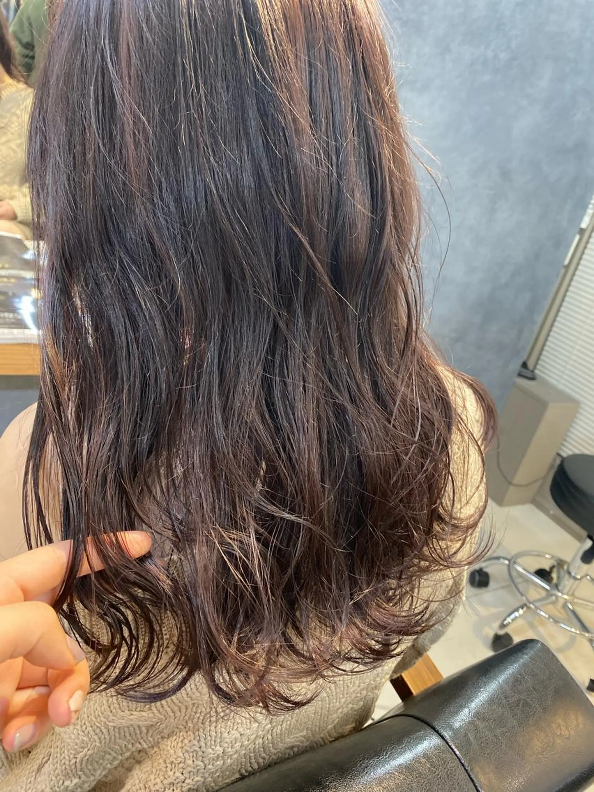 ロング カラー ヘアアレンジ メンズ キッズ ネイル マツエク・マツパ GO TODAY SHAiRE SALON所属・透明感カラー🤎 ゆりのヘアスタイル