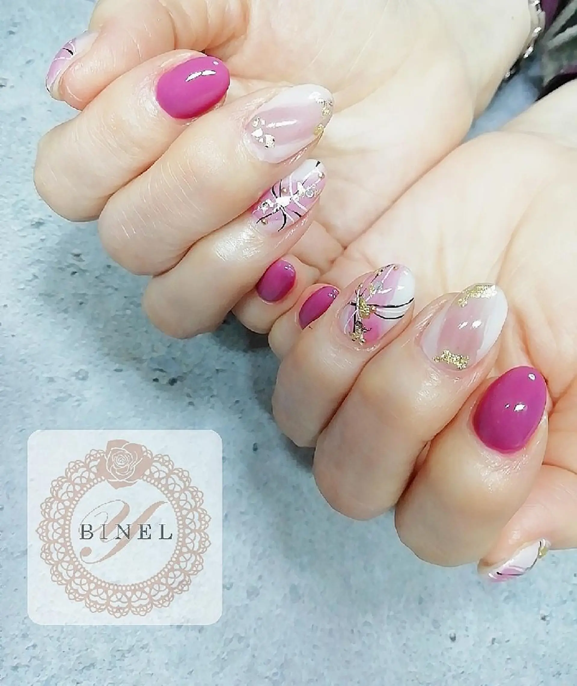ネイル ハンドネイル Nail Salon Y.BINELのネイルデザイン