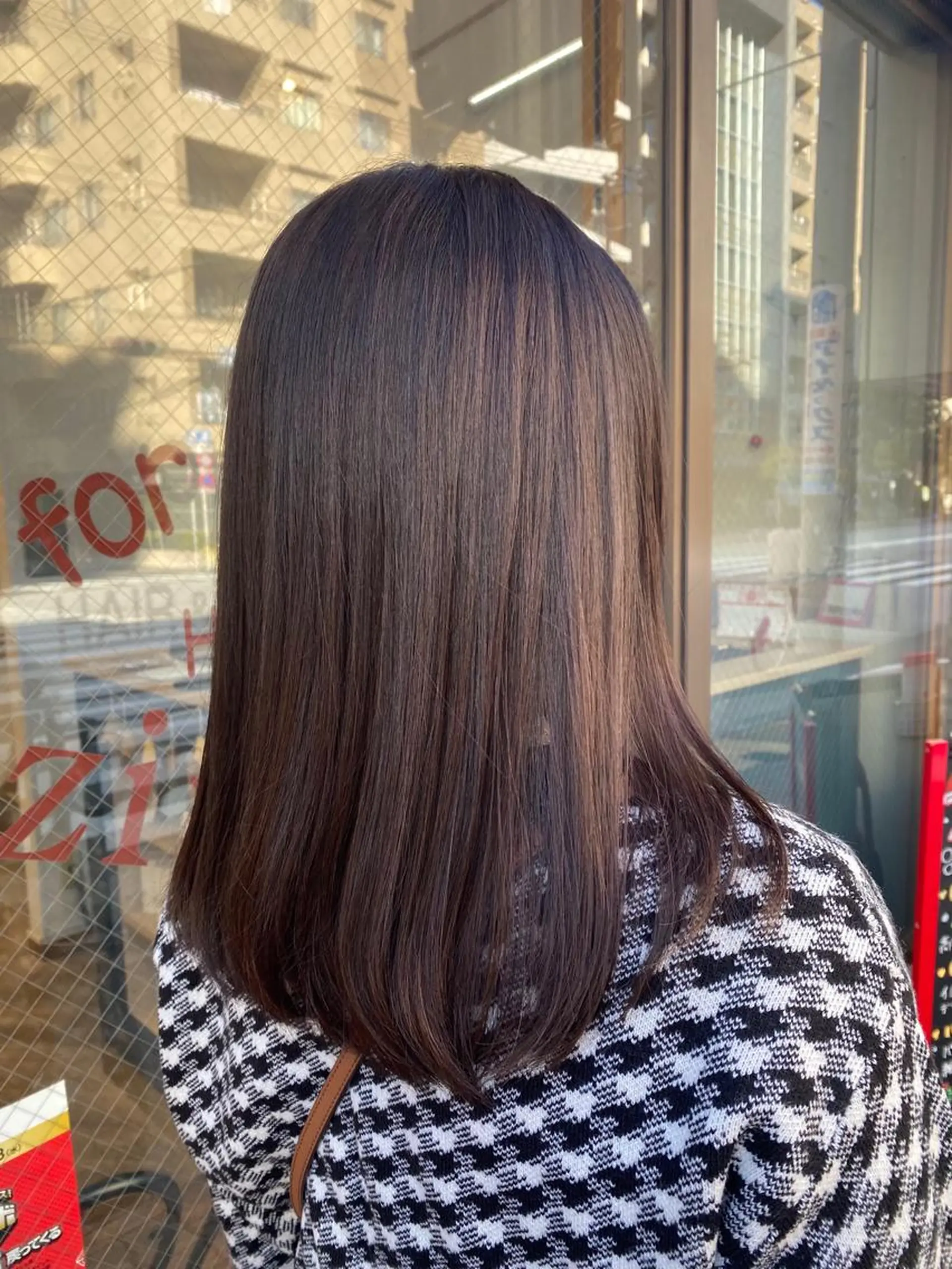 ミディアム カラー イルミナカラー カット ヘアカラー 曳舟美容室ジパング インスパイア／岡田のヘアスタイル