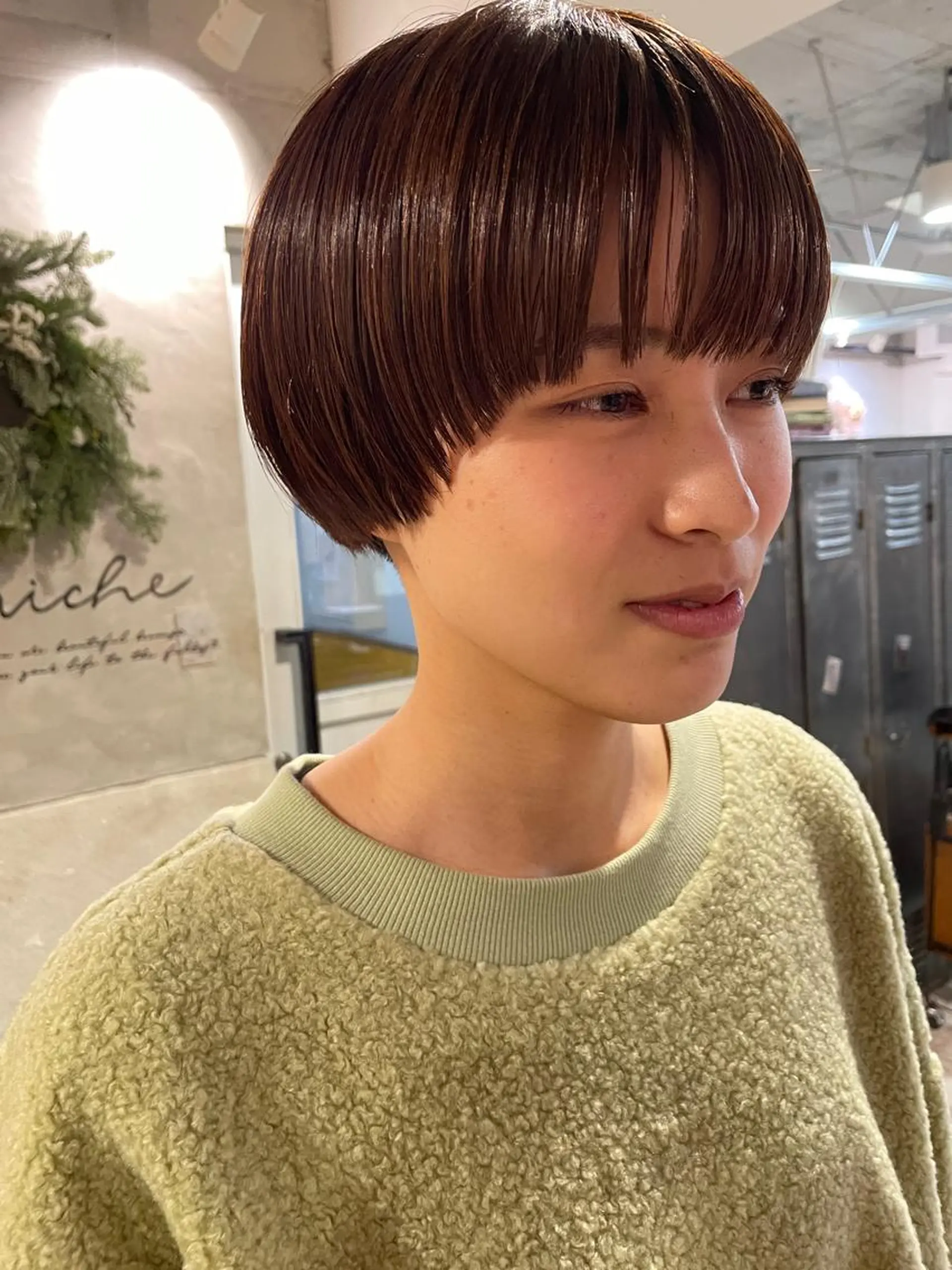 ショート カット ヘアカラー トリートメント さの あやねのヘアスタイル