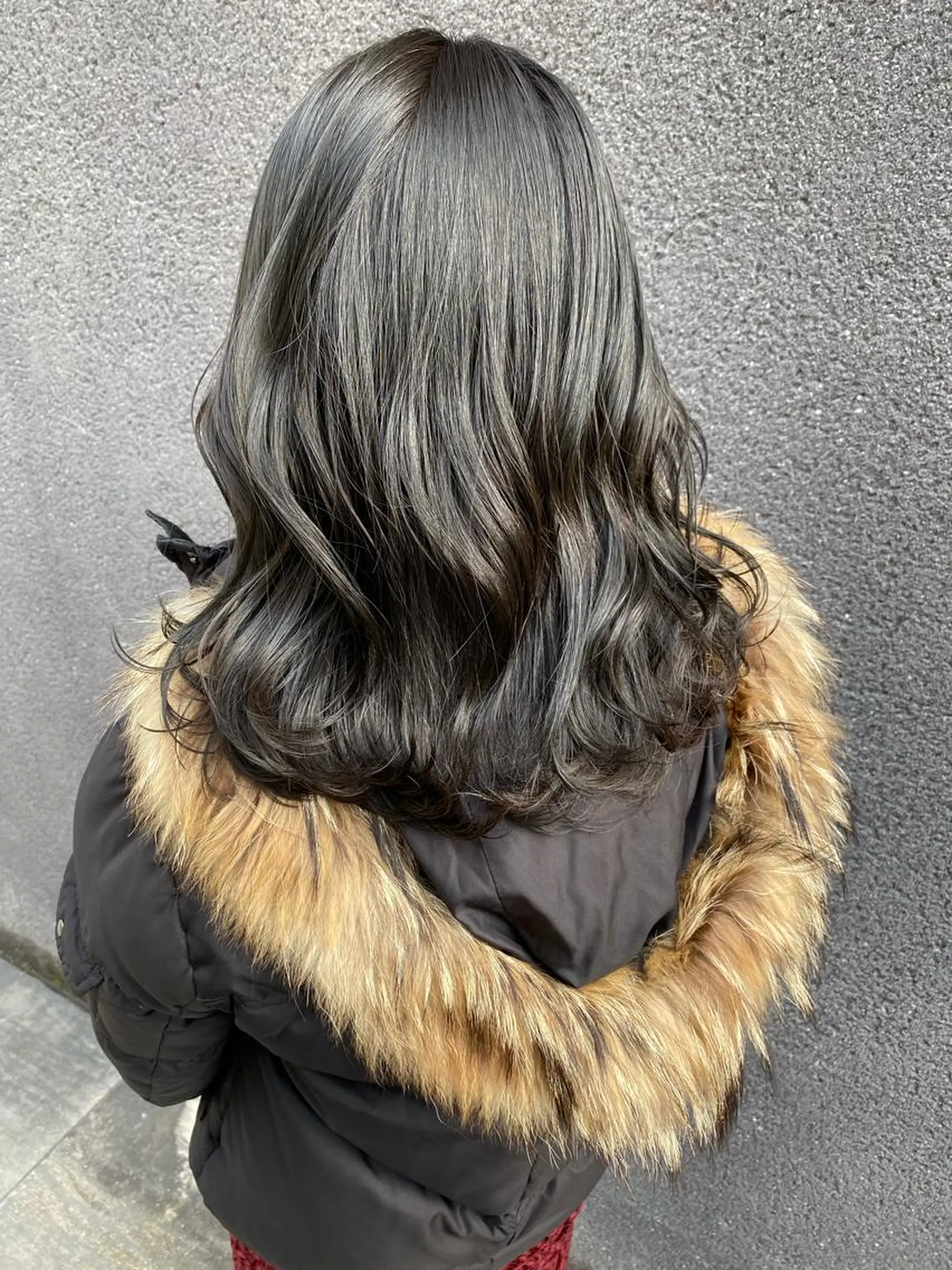 ミディアム カラー ヘアアレンジ 外苑前NO.1艶髪 透明感カラーのヘアスタイル