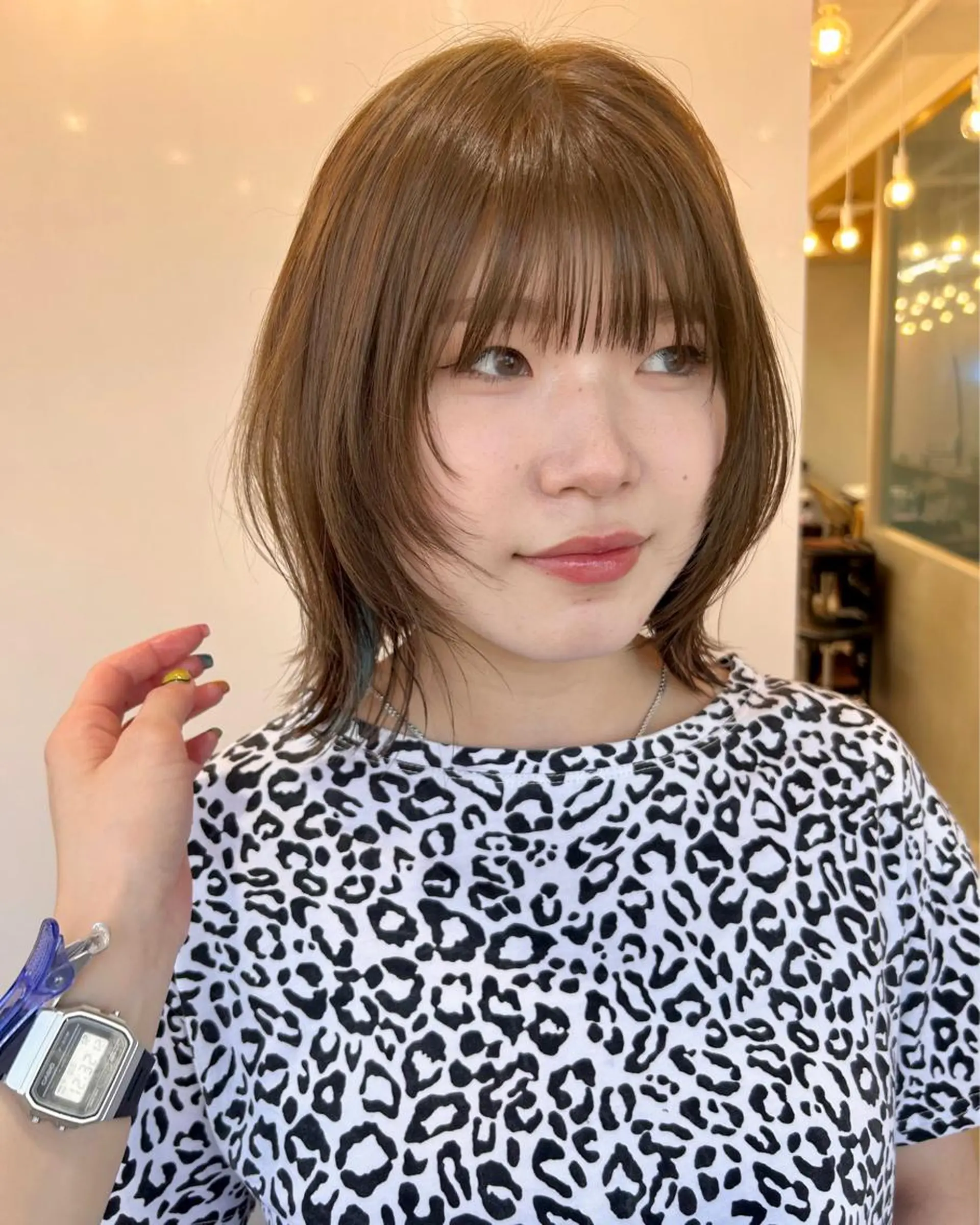 ミディアム カット ヘアカラー トリートメント 🩵縮毛矯正/ブリー チ/髪質改善/いつかのヘアスタイル