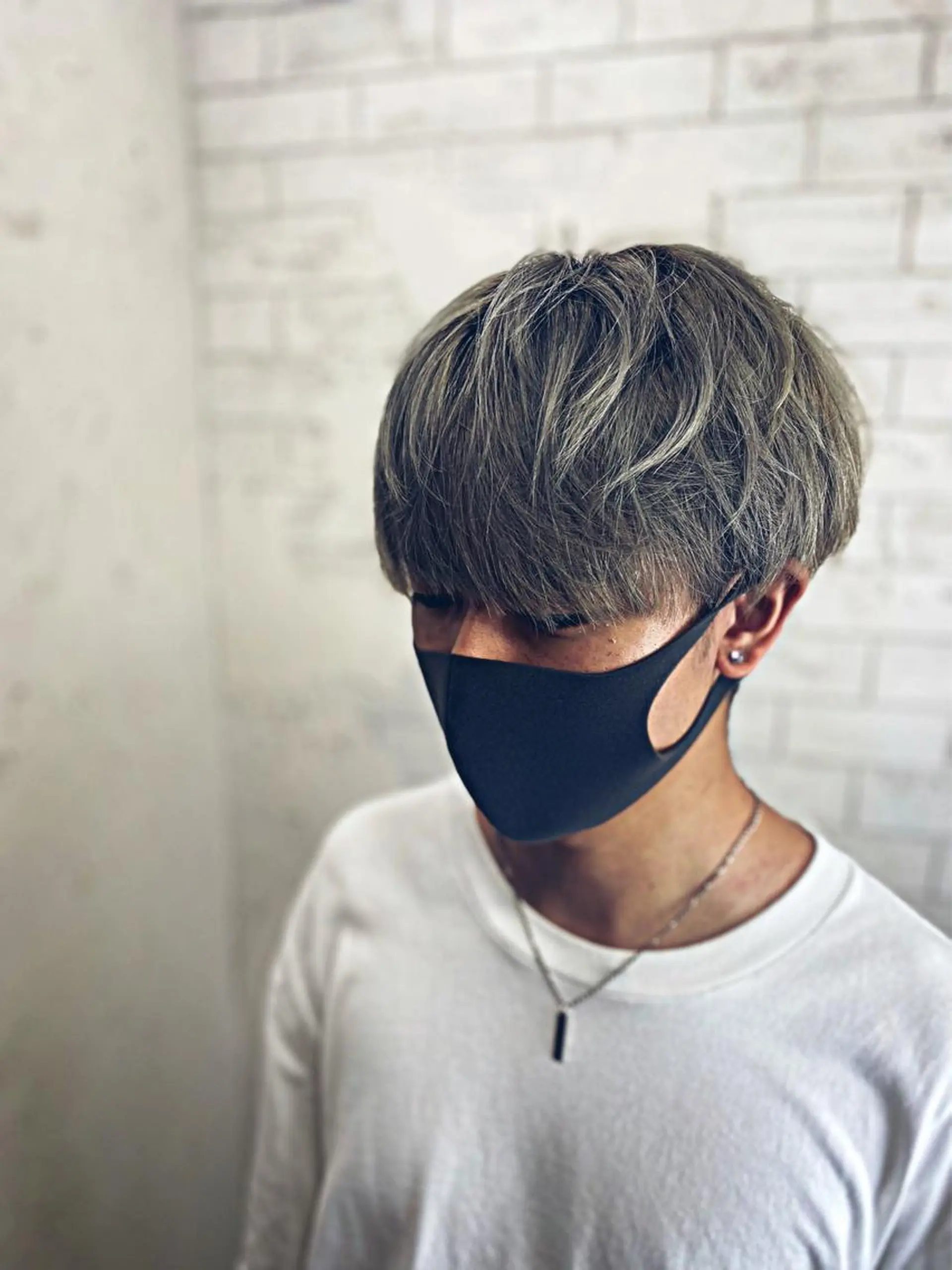 メンズ カット ond〖オンド〗所属・中目黒インナーカラー ボブ橋本青輝のヘアスタイル