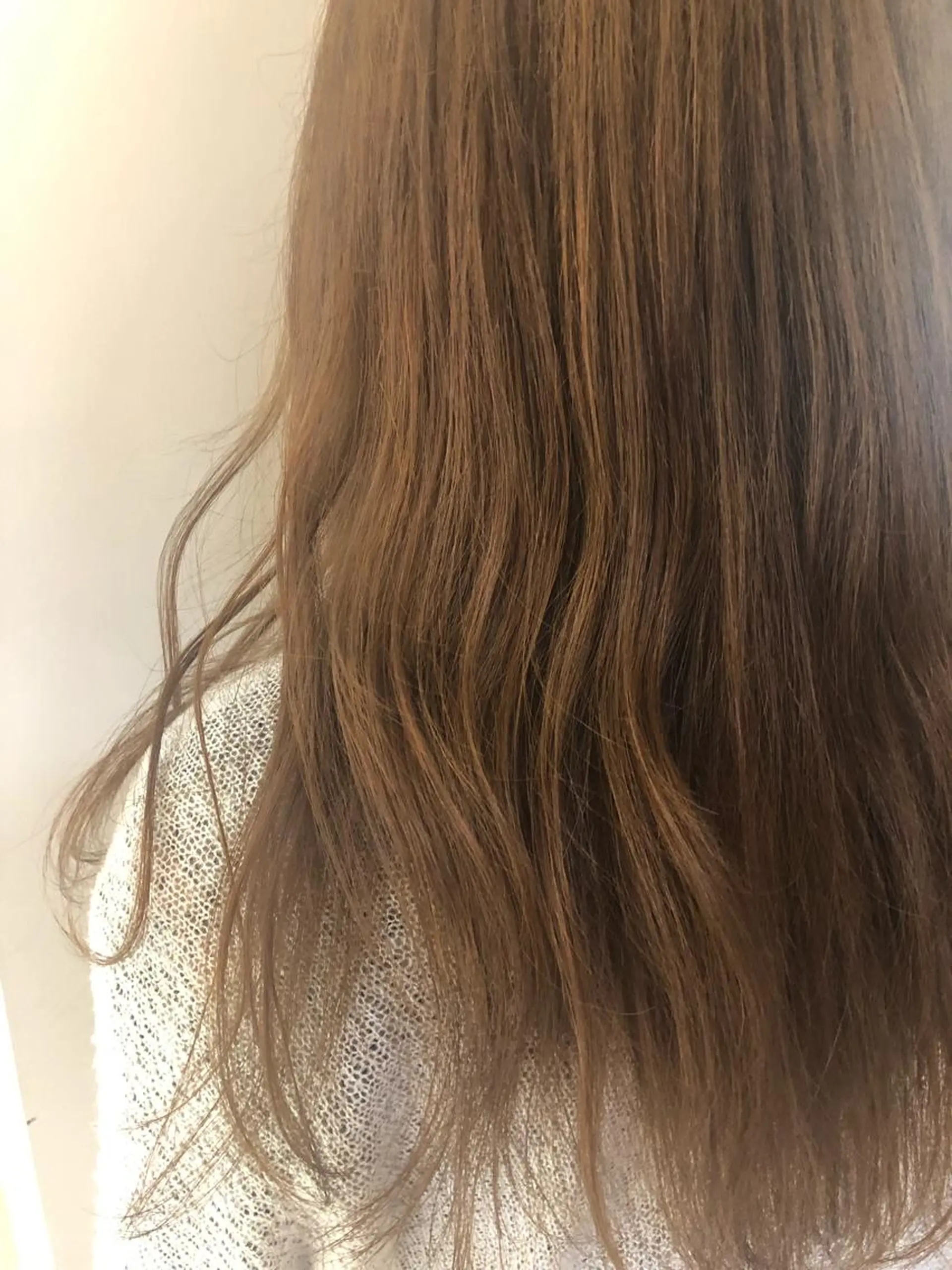 ロング カラー ベージュカラー ヘーゼル レイヤーカット 韓国hair ·͜· watanabeのヘアスタイル