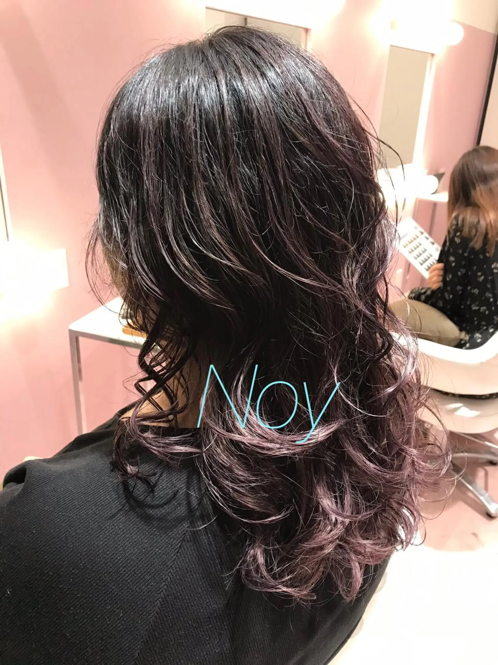 セミロング ハイライト カット ヘアカラー トリートメント 所渉/韓国レイヤー /ウルフカットのヘアスタイル