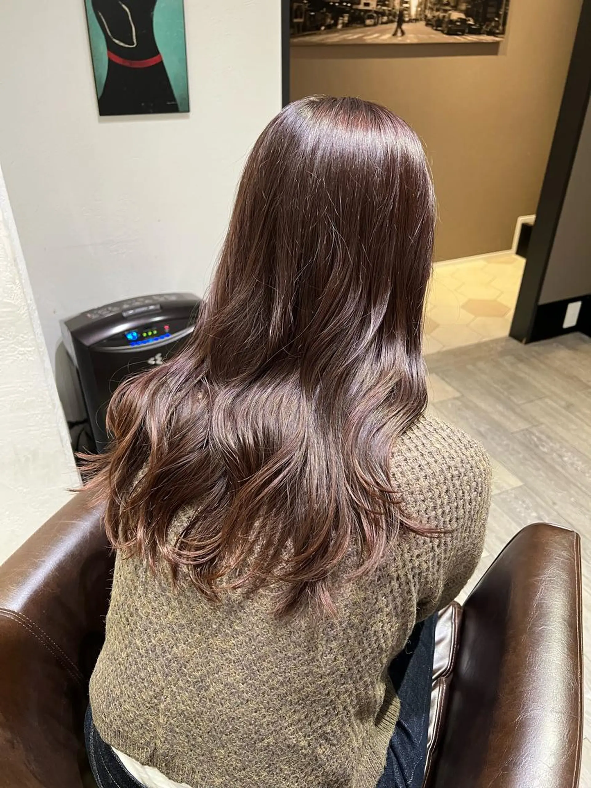 ロング カラー 桑原 希吏のヘアスタイル