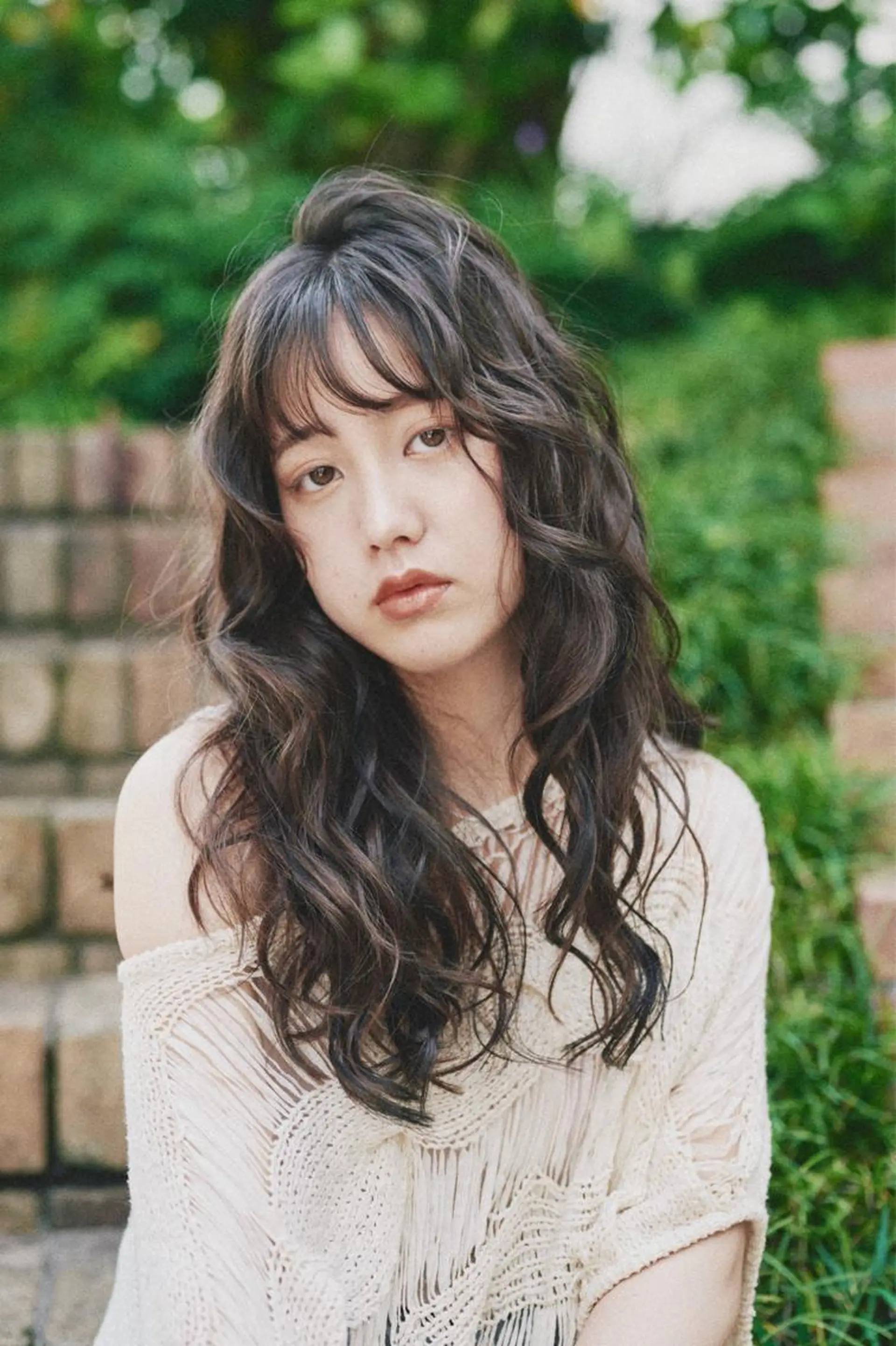 ロング パーマ ~洗練ナチュラル~ 🪵 岡田 知佳のヘアスタイル