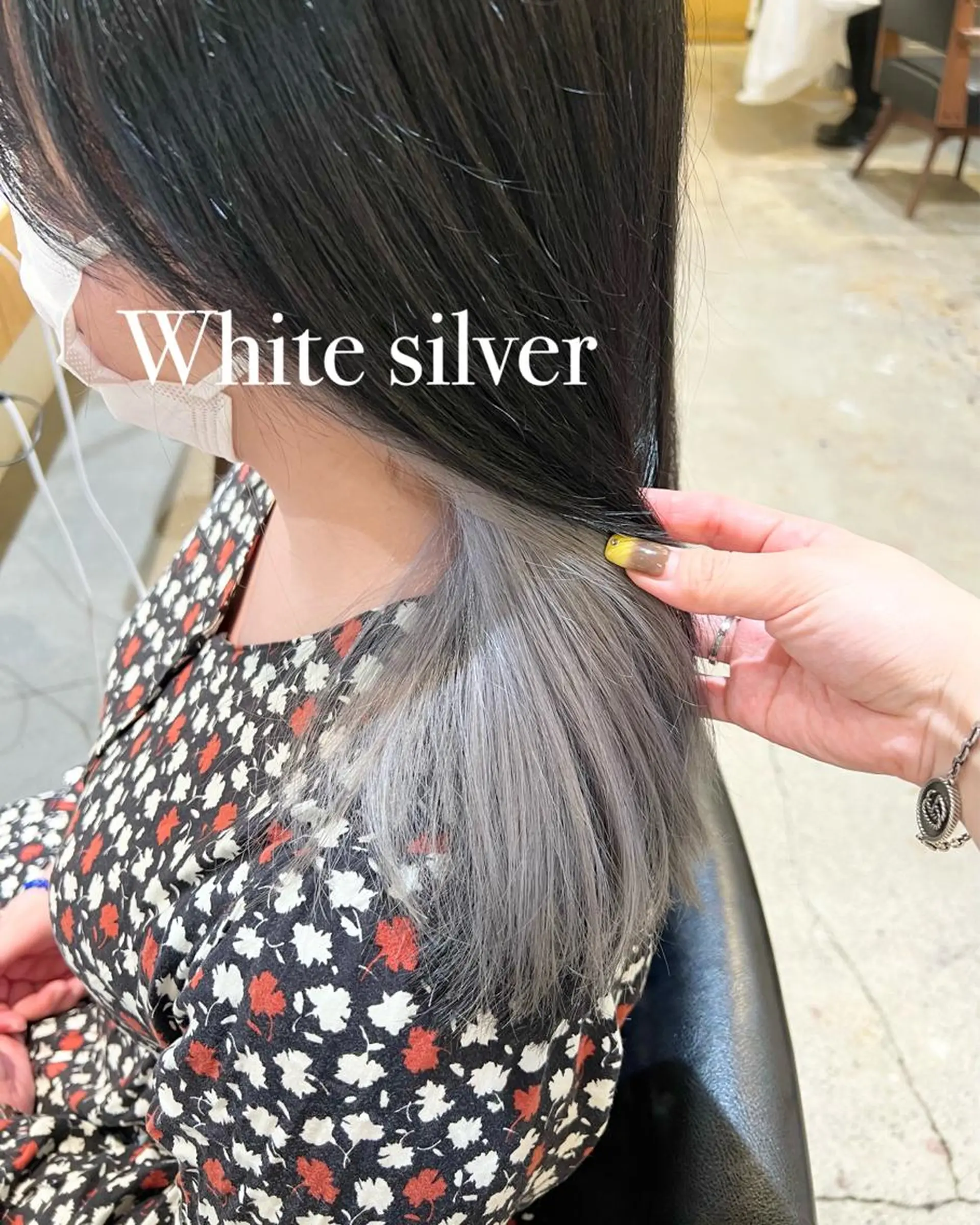 ミディアム カラー ブリーチ カット ヘアカラー Kana 🍋 ハイトーン【高円寺】のヘアスタイル