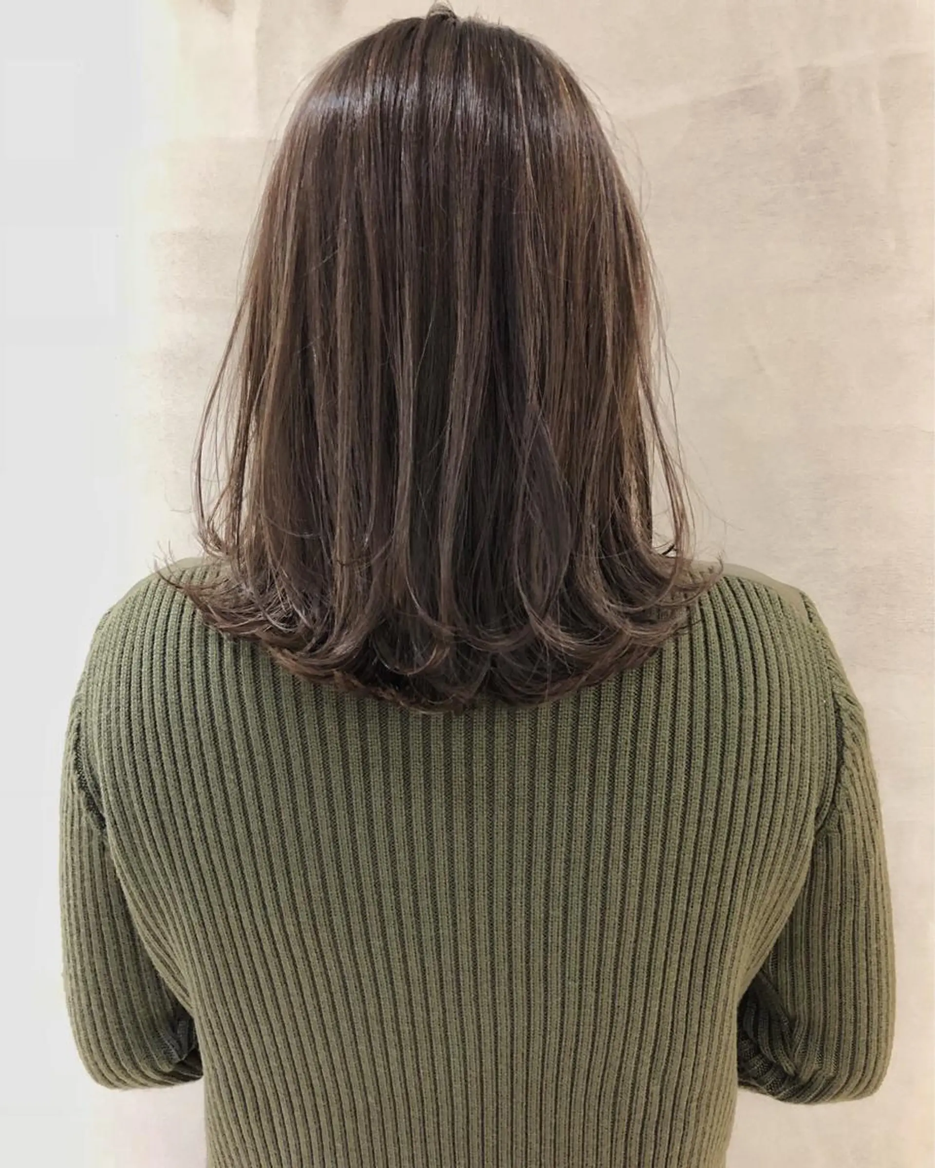 セミロング ハイライト ボブ/レイヤー 🌟梅田盛一🌟のヘアスタイル