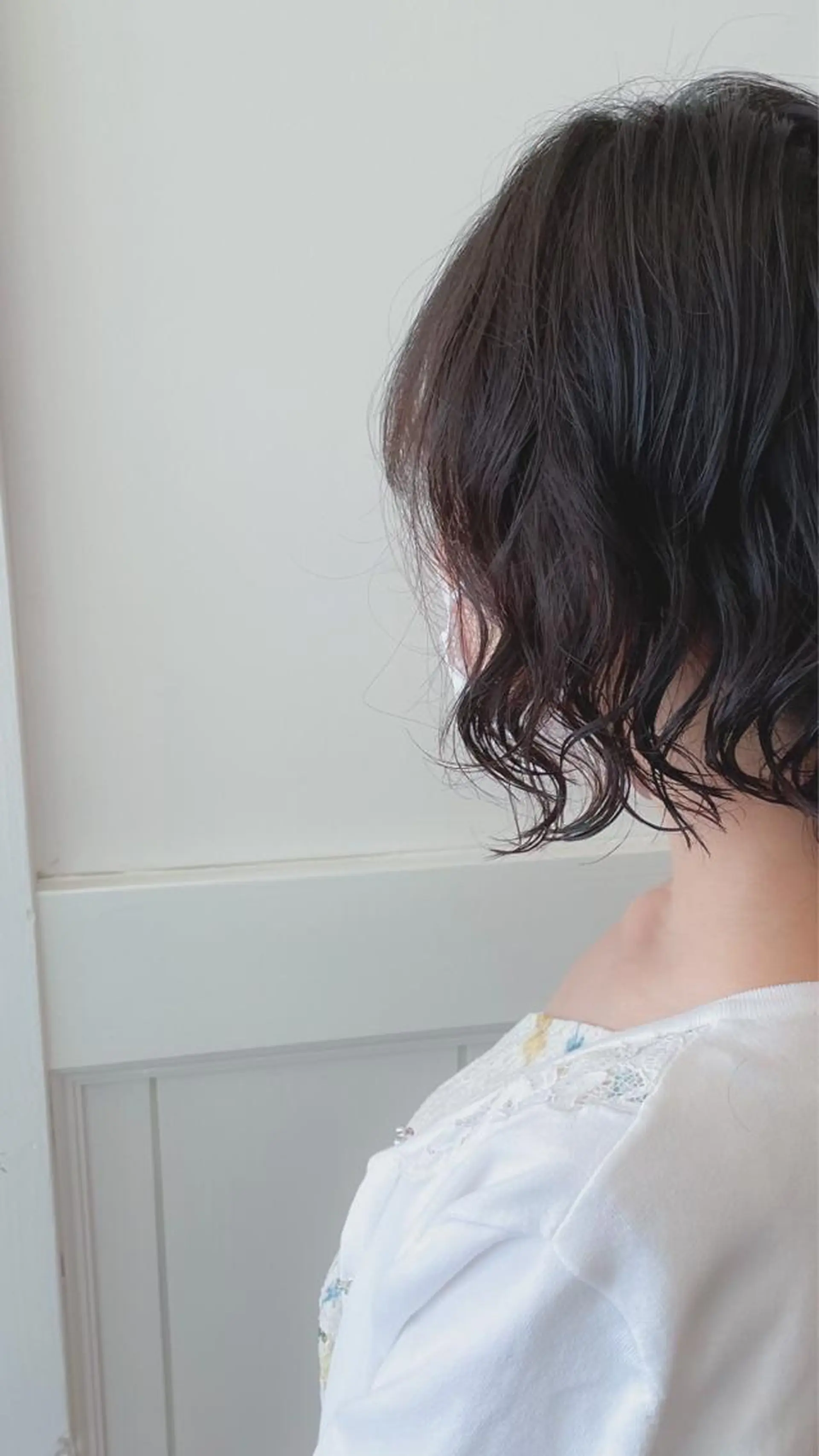 ミディアム パーマ 吉田 浩太郎のヘアスタイル