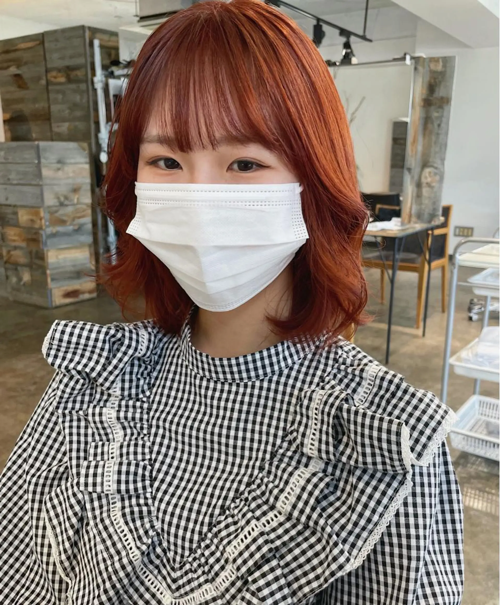 ミディアム ヘアカラー トリートメント ヘアセット ✨艶ブリーチカラー ✨四ノ宮裕己のヘアスタイル