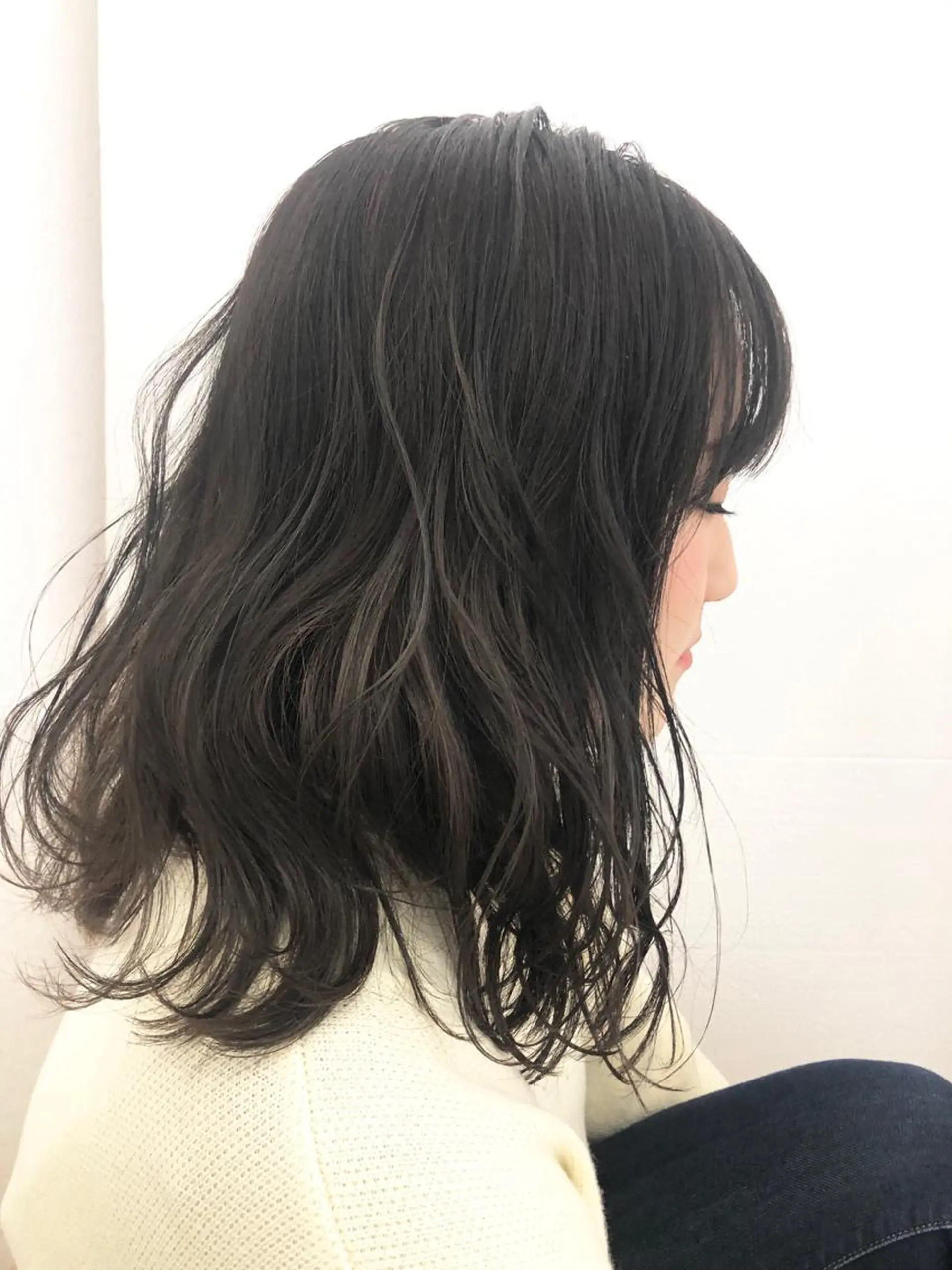 ミディアム ヘアカラー 長谷川 智也/ディレクターのヘアスタイル