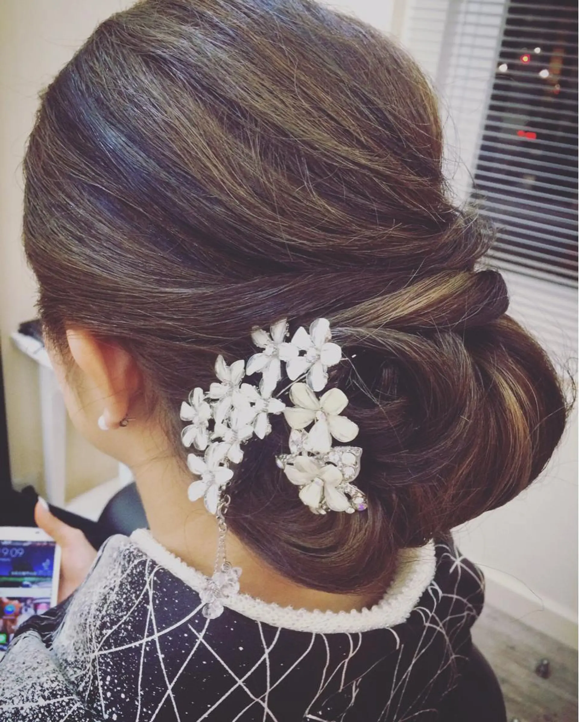 ロング ヘアアレンジ 着物ヘア 鶴見 和美のヘアスタイル