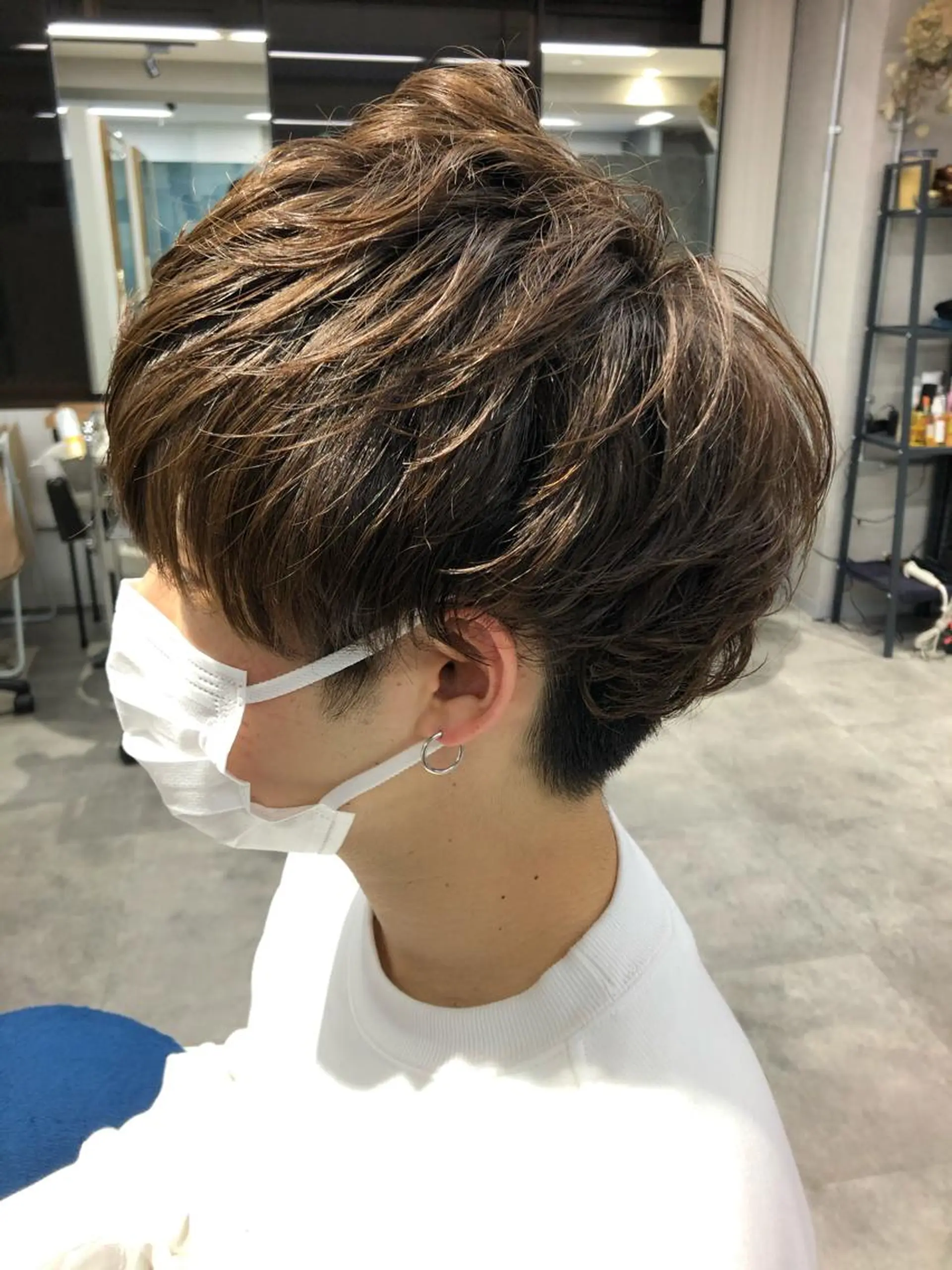 メンズ メンズパーマ カット パーマ トリートメント Noy所属・Noyヨシモト ヒロトのヘアスタイル