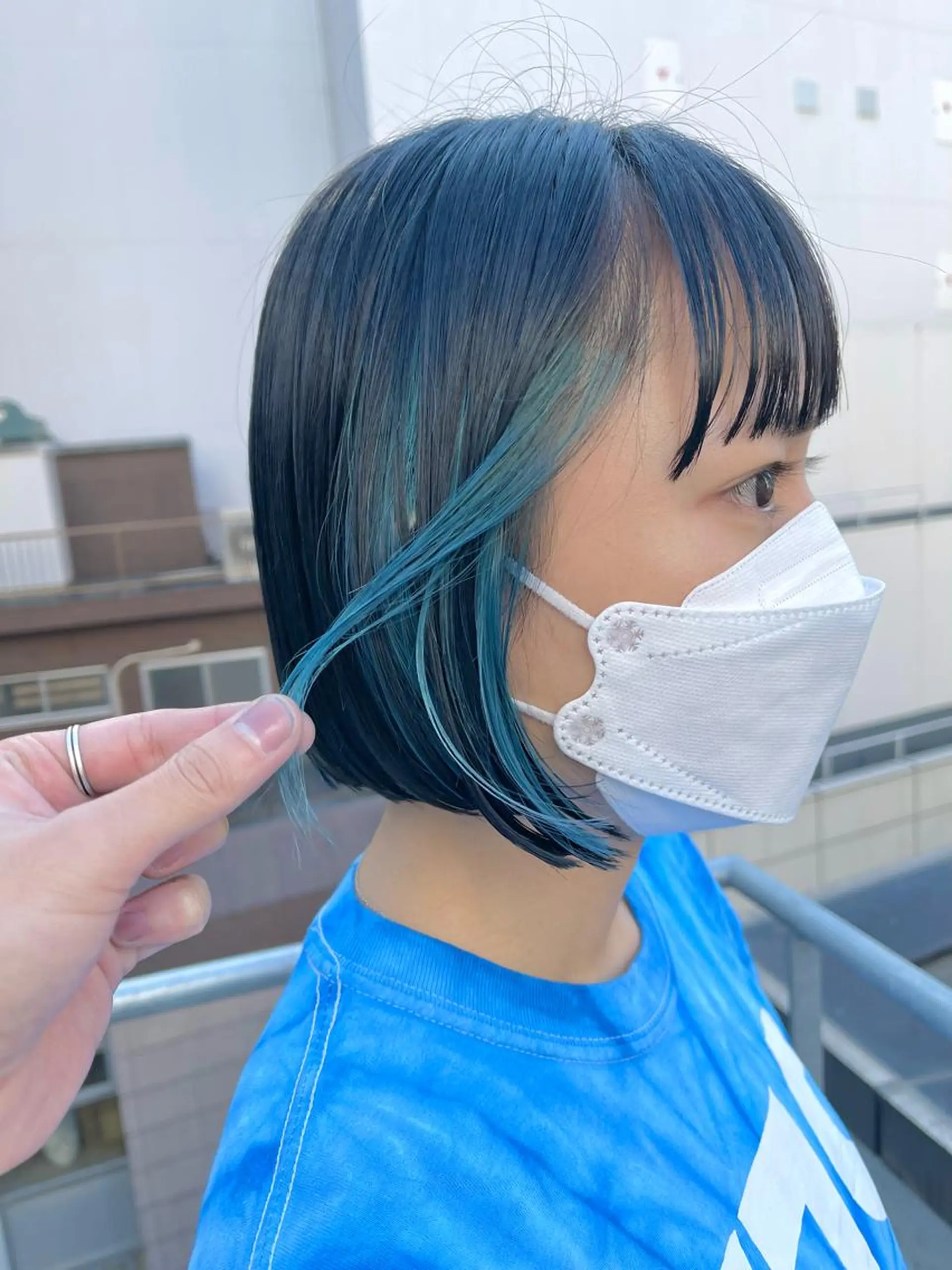 ミディアム カラー 川本 裕🌿のヘアスタイル