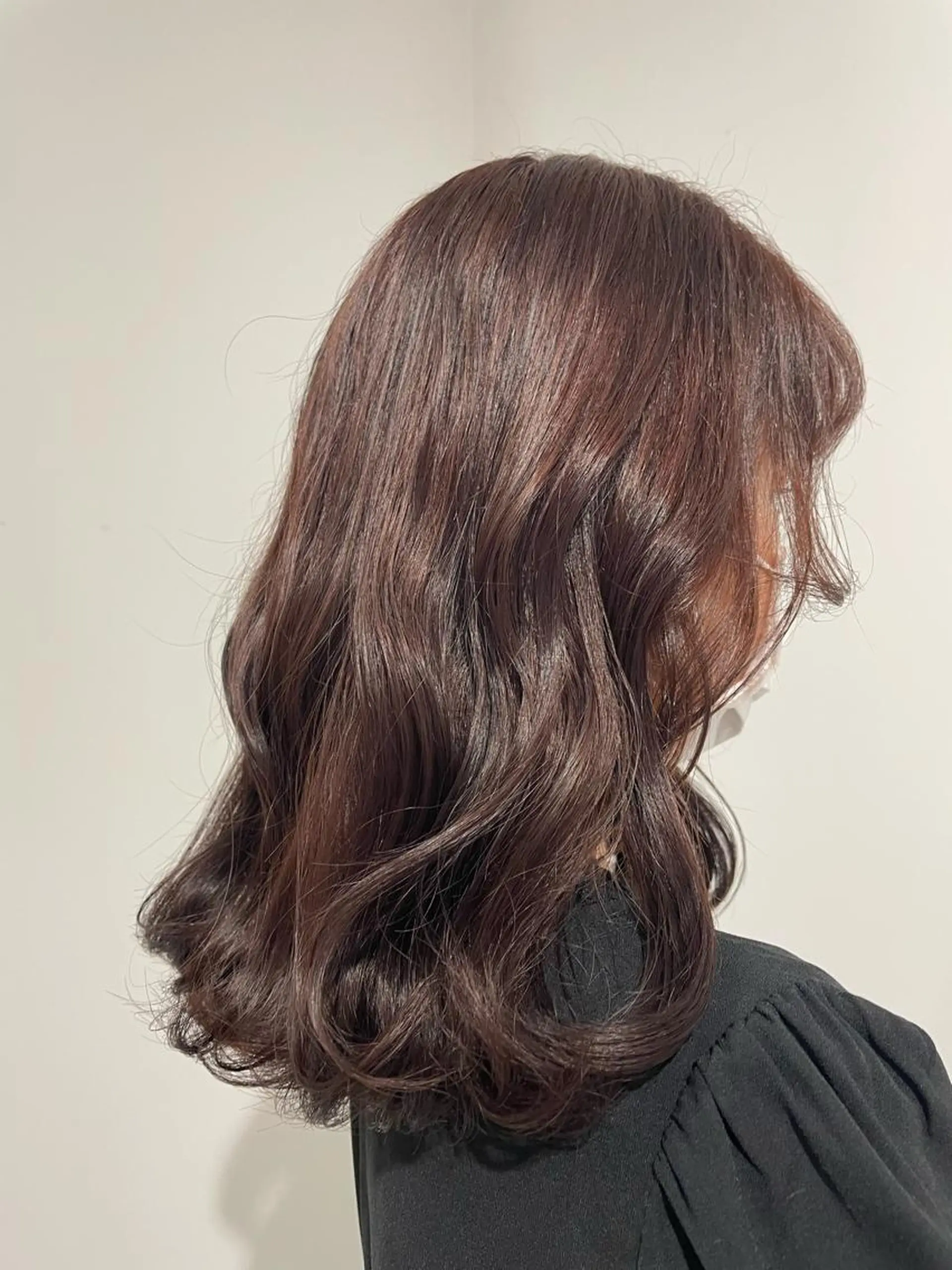 ロング カラー あずま みゆのヘアスタイル