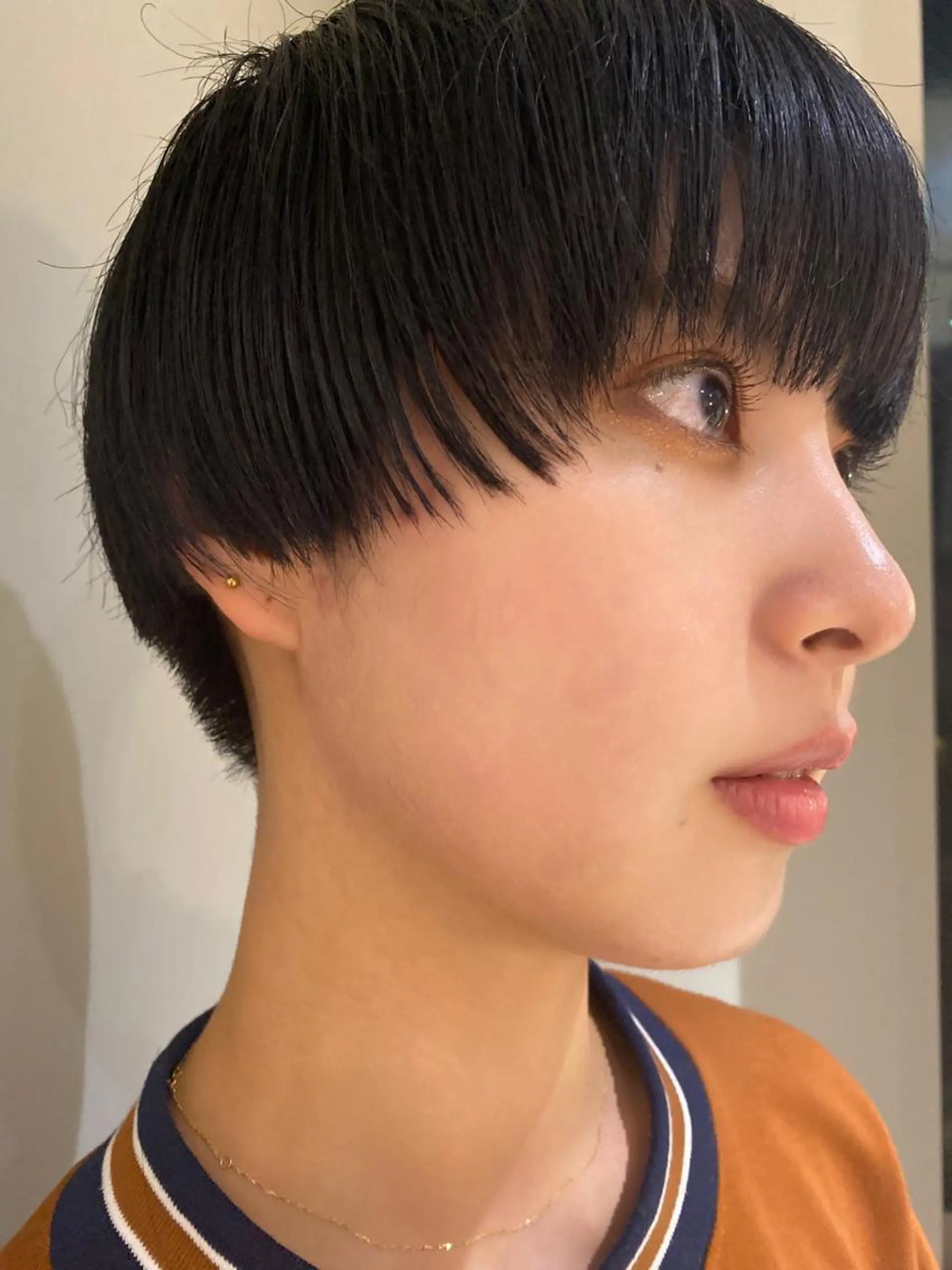 ショート カラー ヘアアレンジ ブルーカラー ネイビーカラー Natural仙台長町店所属・shoji༄ mikuのヘアスタイル