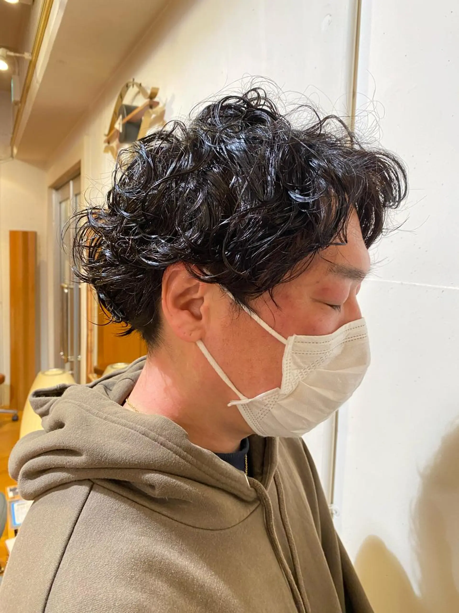 パーマ メンズ miyu カットモデル募集中のヘアスタイル