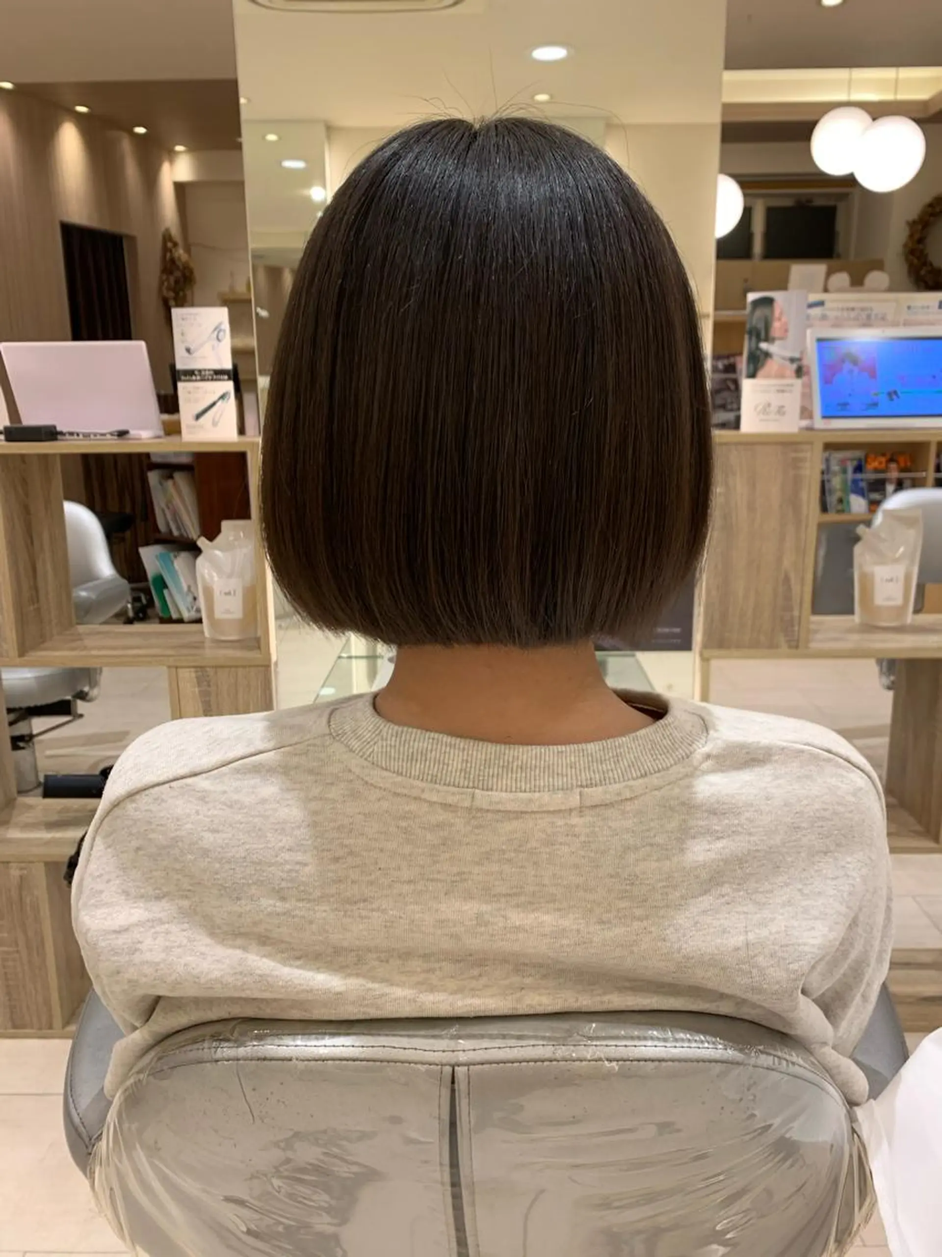 ショート 切りっぱなしボブ ボブ 久永 菫のヘアスタイル