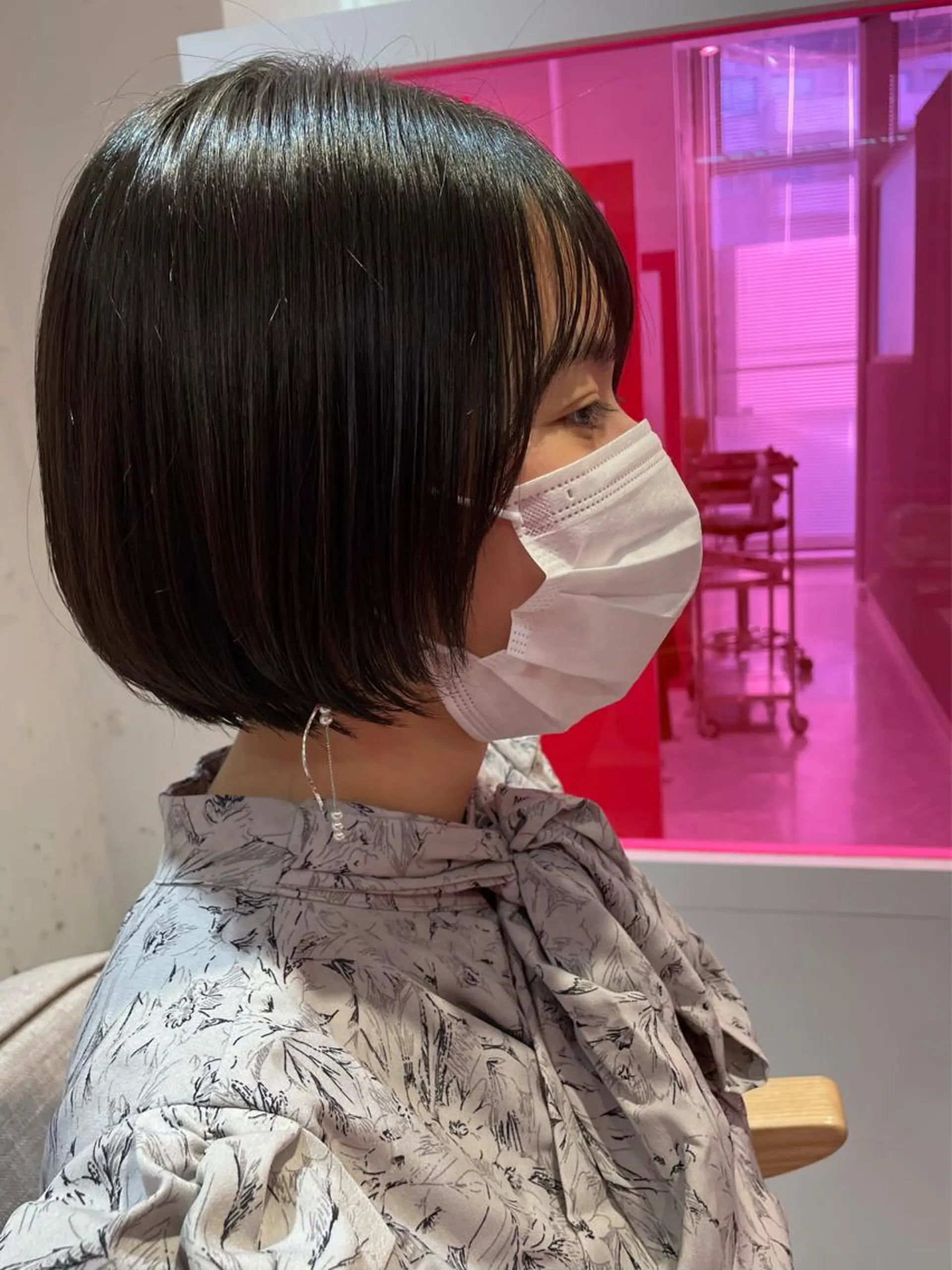 ショート パーソナルカラー 藤本夢のヘアスタイル