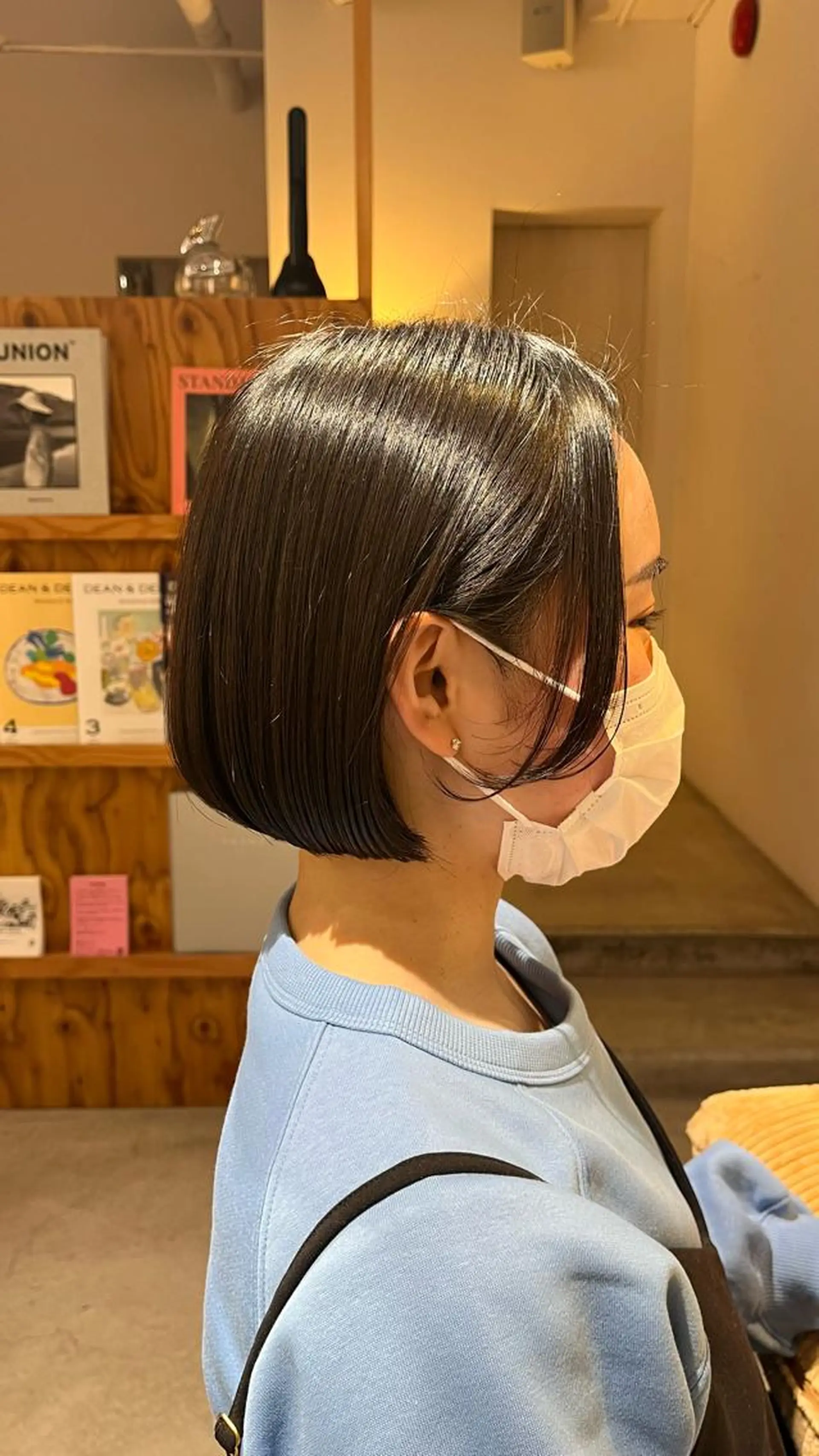 ショート ボブ 田中 鈴乃のヘアスタイル